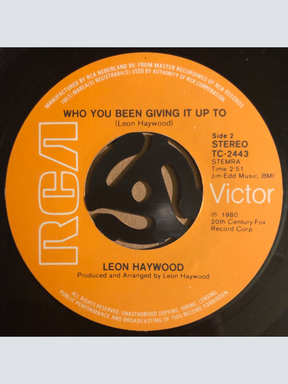 Vinyl / Leon Haywood - Don't Push It Don't Force It