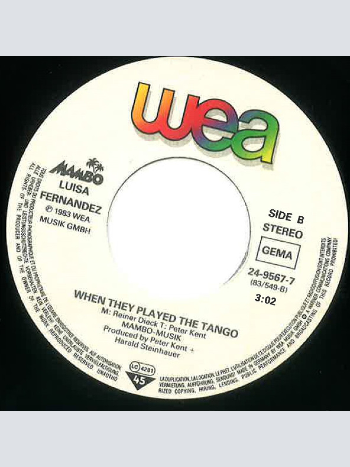 Vinyl / Luisa Fernandez - Like A Hurricane