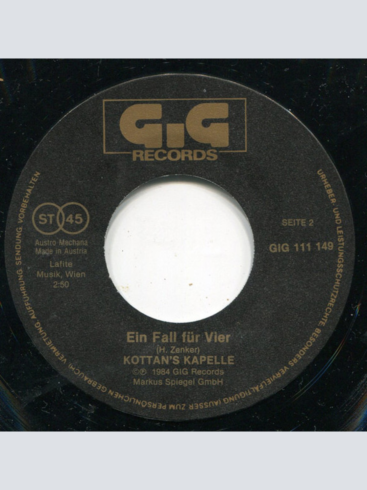 Vinyl / Kottan's Kapelle - Wo Bleibt Der Detektiv