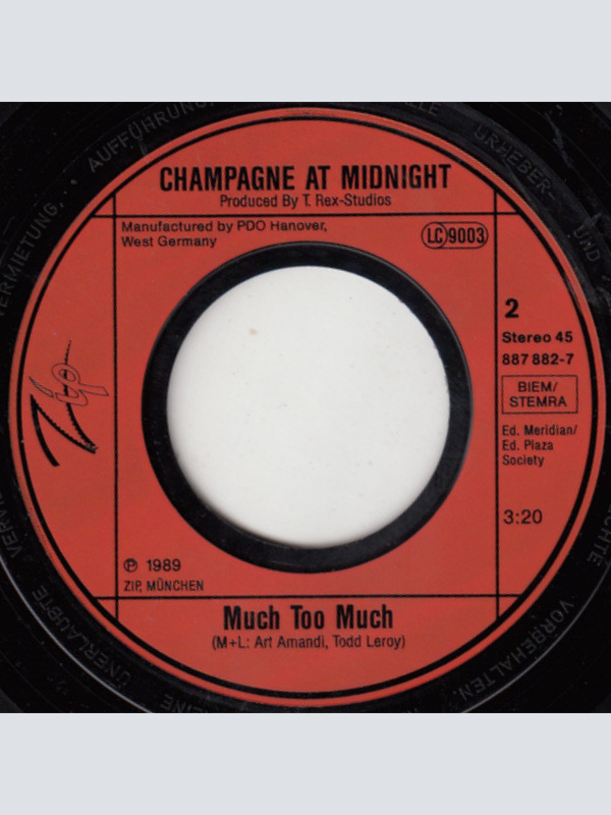 Vinyl / Champagne At Midnight - Here And Now