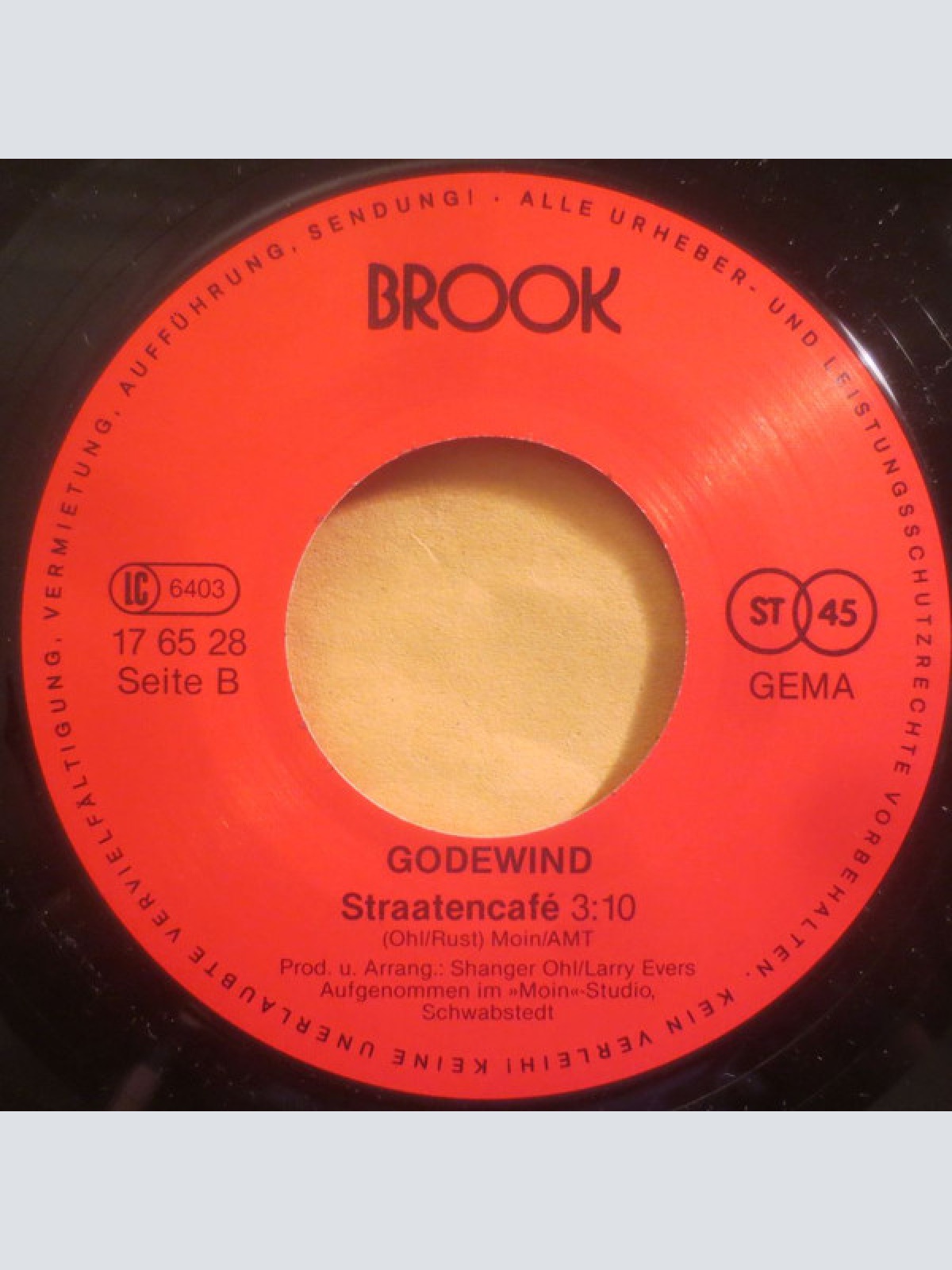 Vinyl / Godewind - Überall Du / Straatencafé