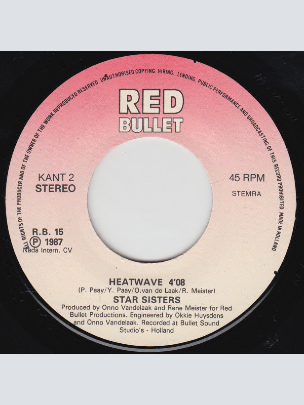 Vinyl / The Star Sisters - Bad Girls