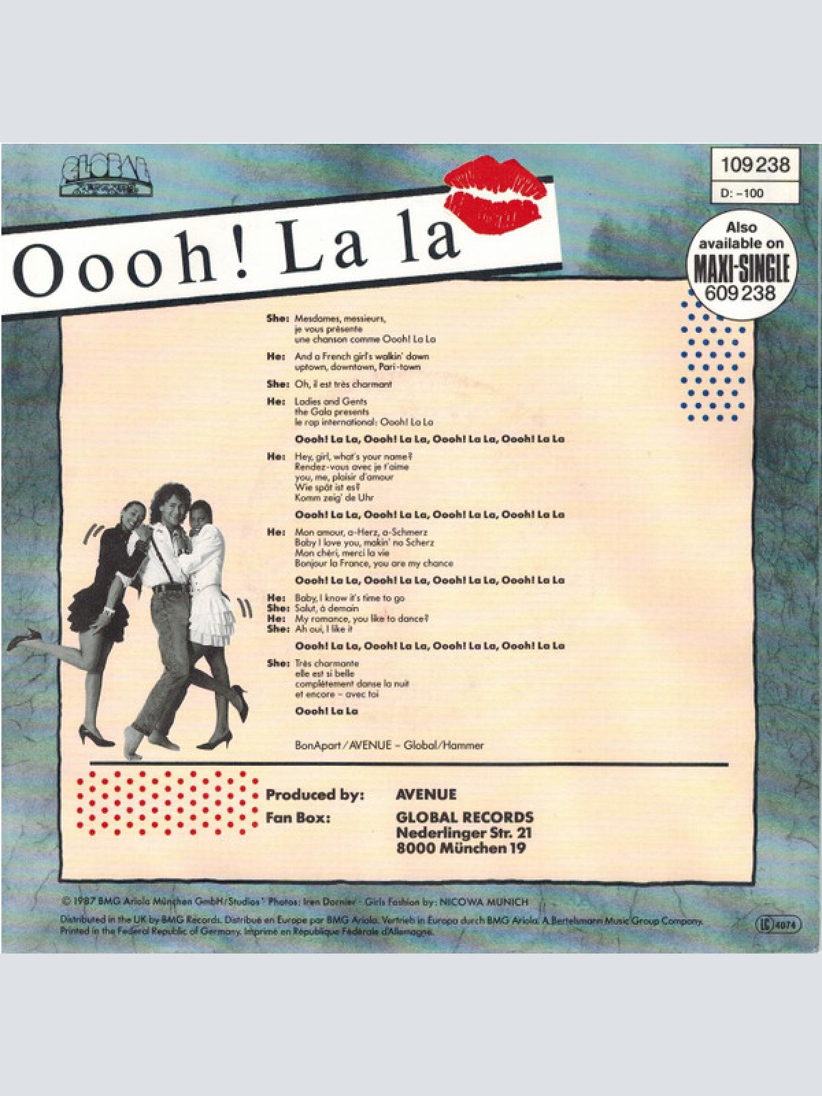 Vinyl / BonApart (2) - Oooh! La La
