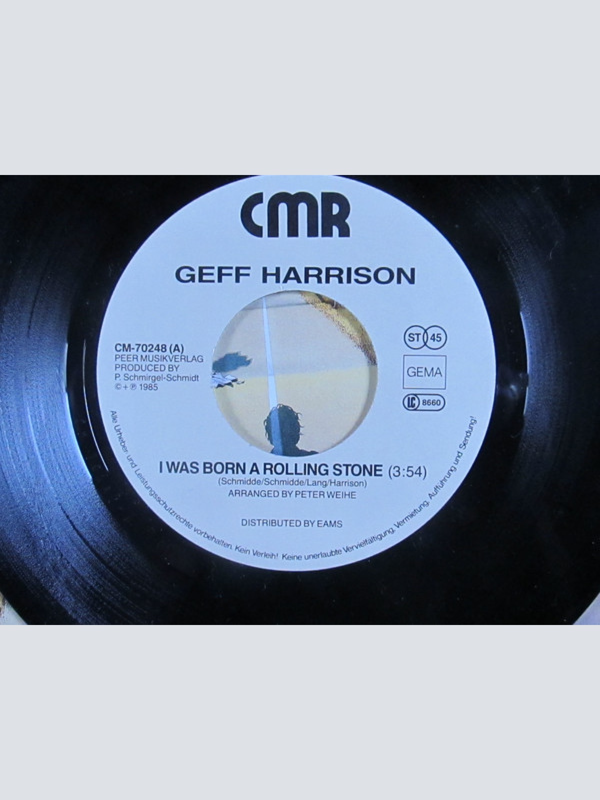 Vinyl / Geff Harrison - I Was Born A Rolling Stone