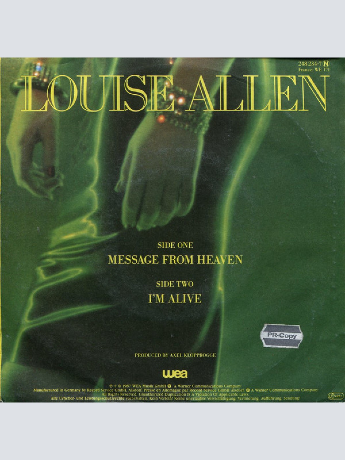 Vinyl / Louise Allen - Message From Heaven