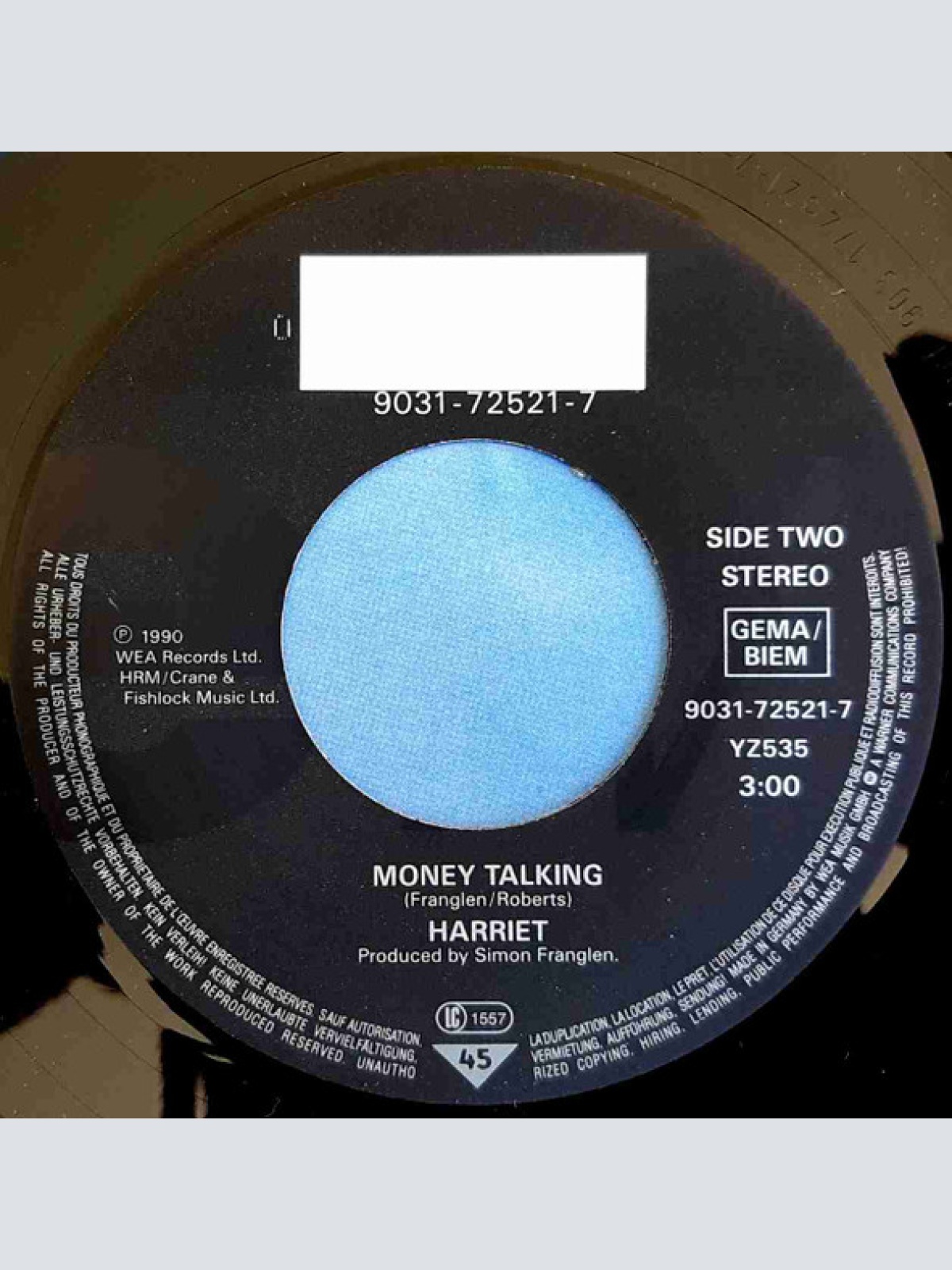 Vinyl / Harriet* - Woman To Man