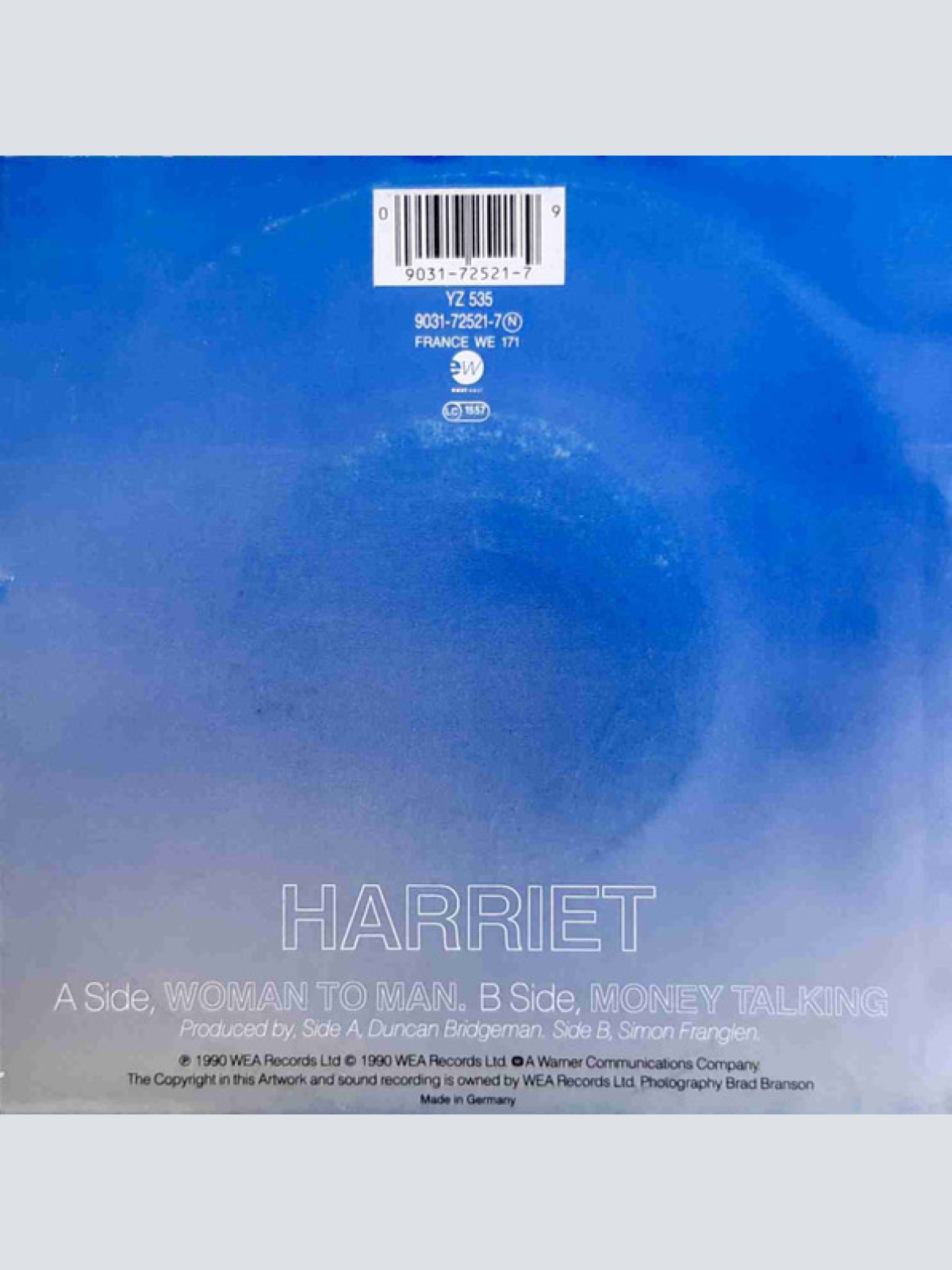 Vinyl / Harriet* - Woman To Man