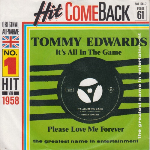 Vinyl / Tommy Edwards - It's All In The Game