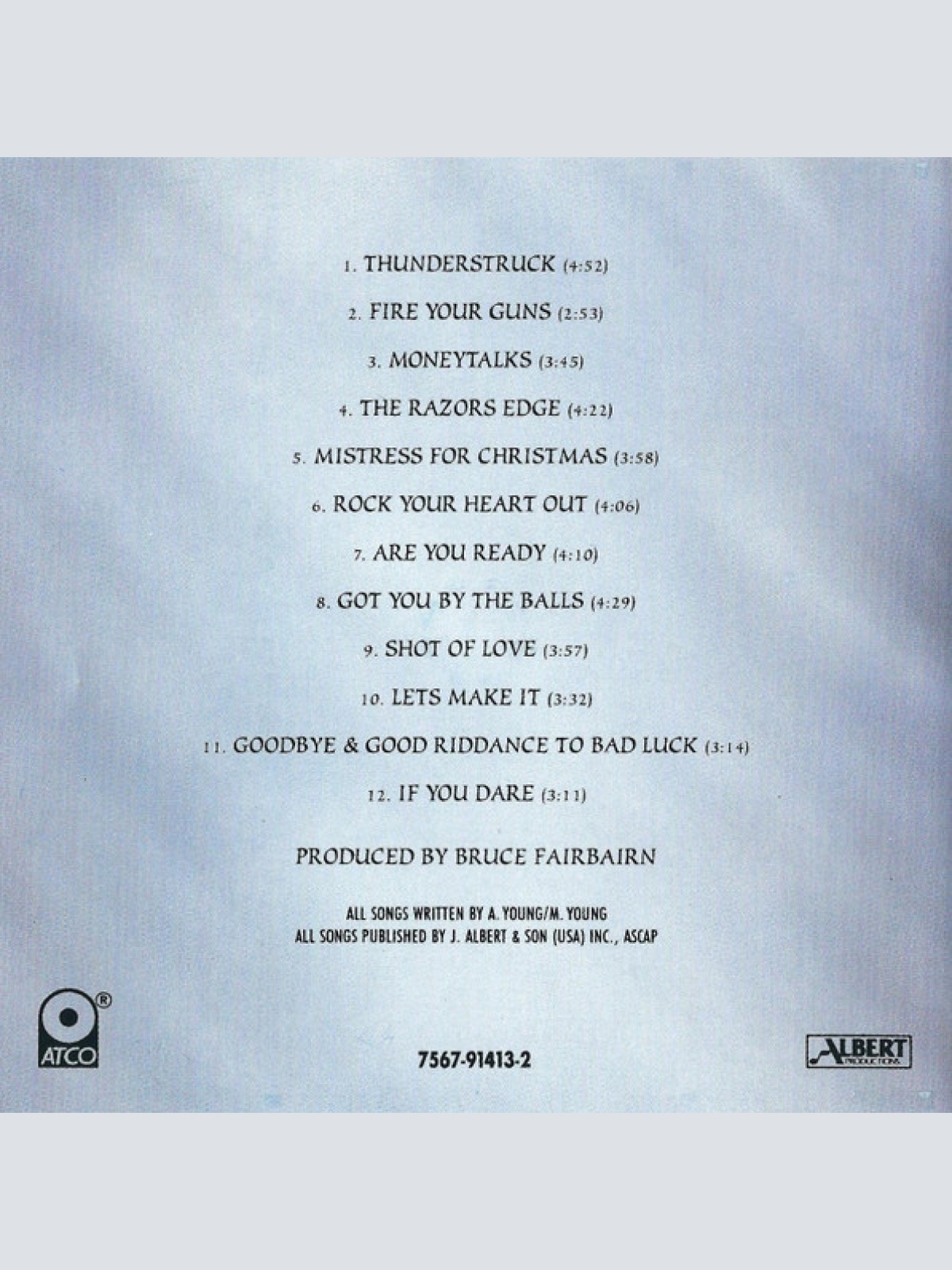 CD / AC/DC - The Razors Edge