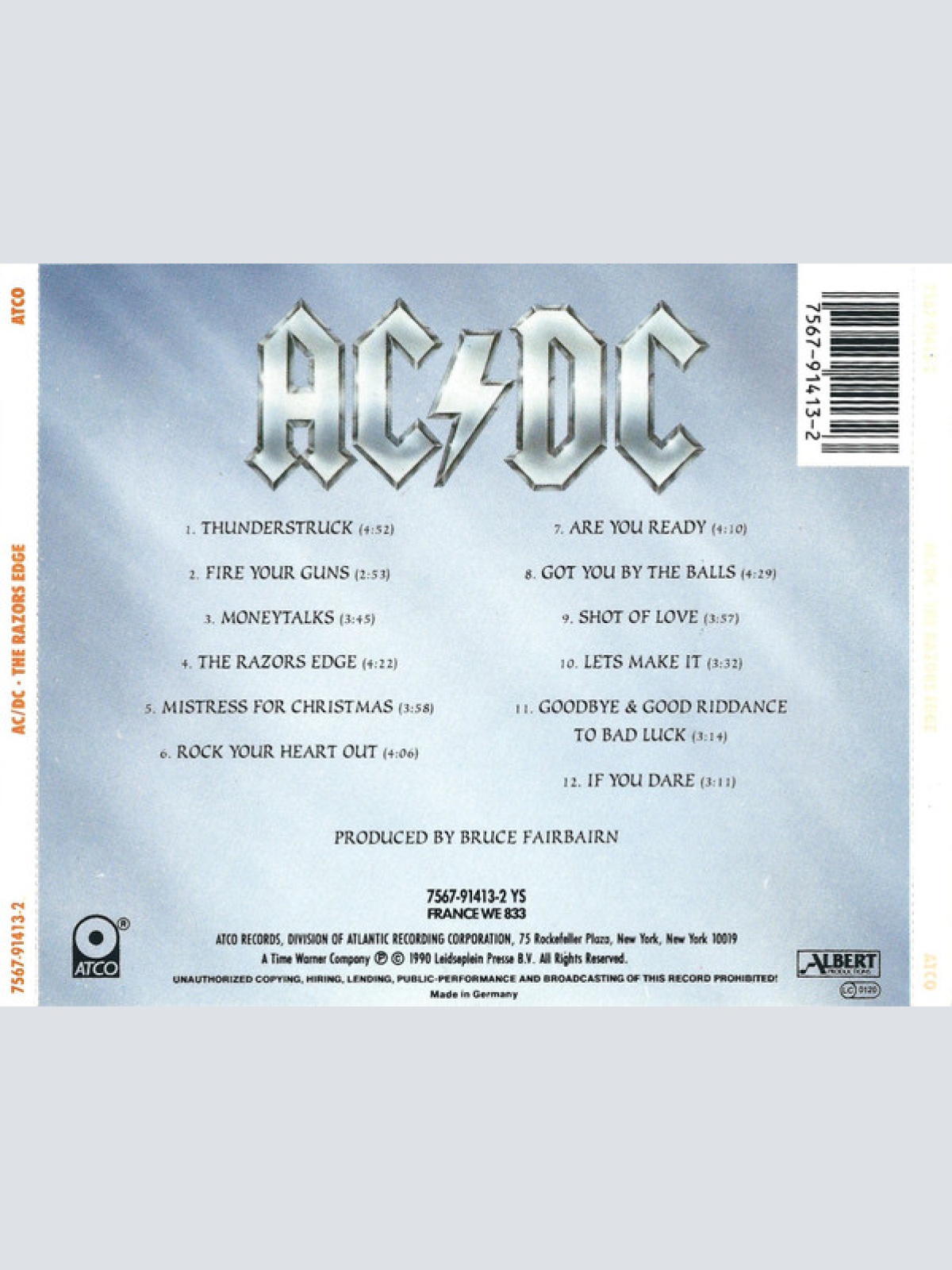 CD / AC/DC - The Razors Edge