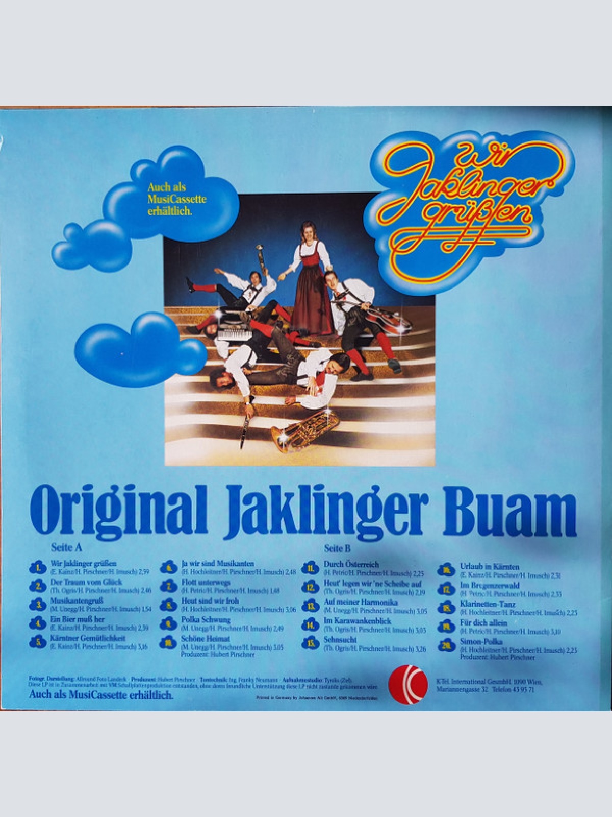 Vinyl / Original Jaklinger Buam* - Wir Jaklinger Grüßen