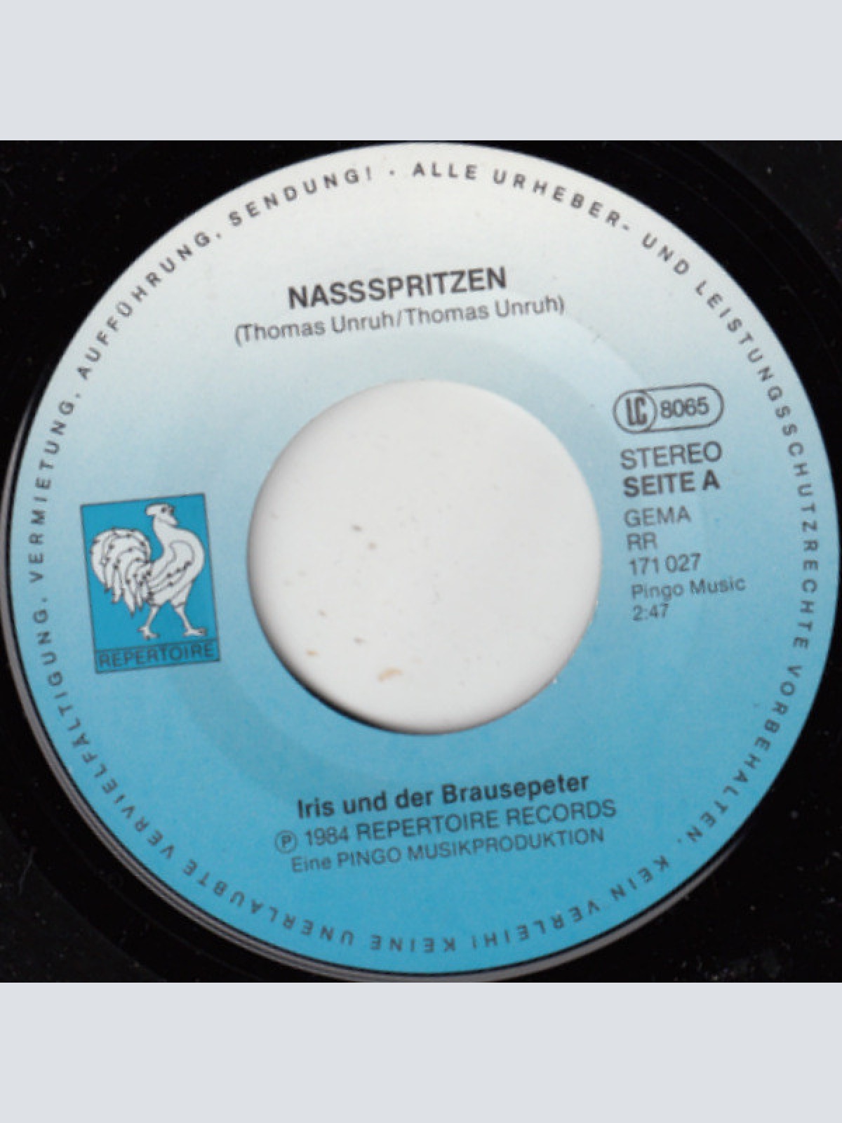 Vinyl / Iris & Der Brausepeter - Nassspritzen