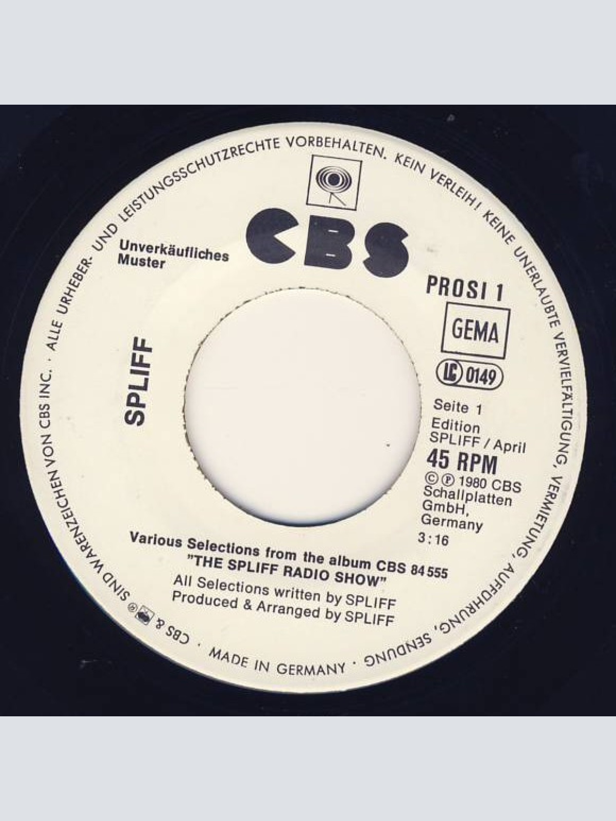 Vinyl / Spliff - The Spliff Radio Show