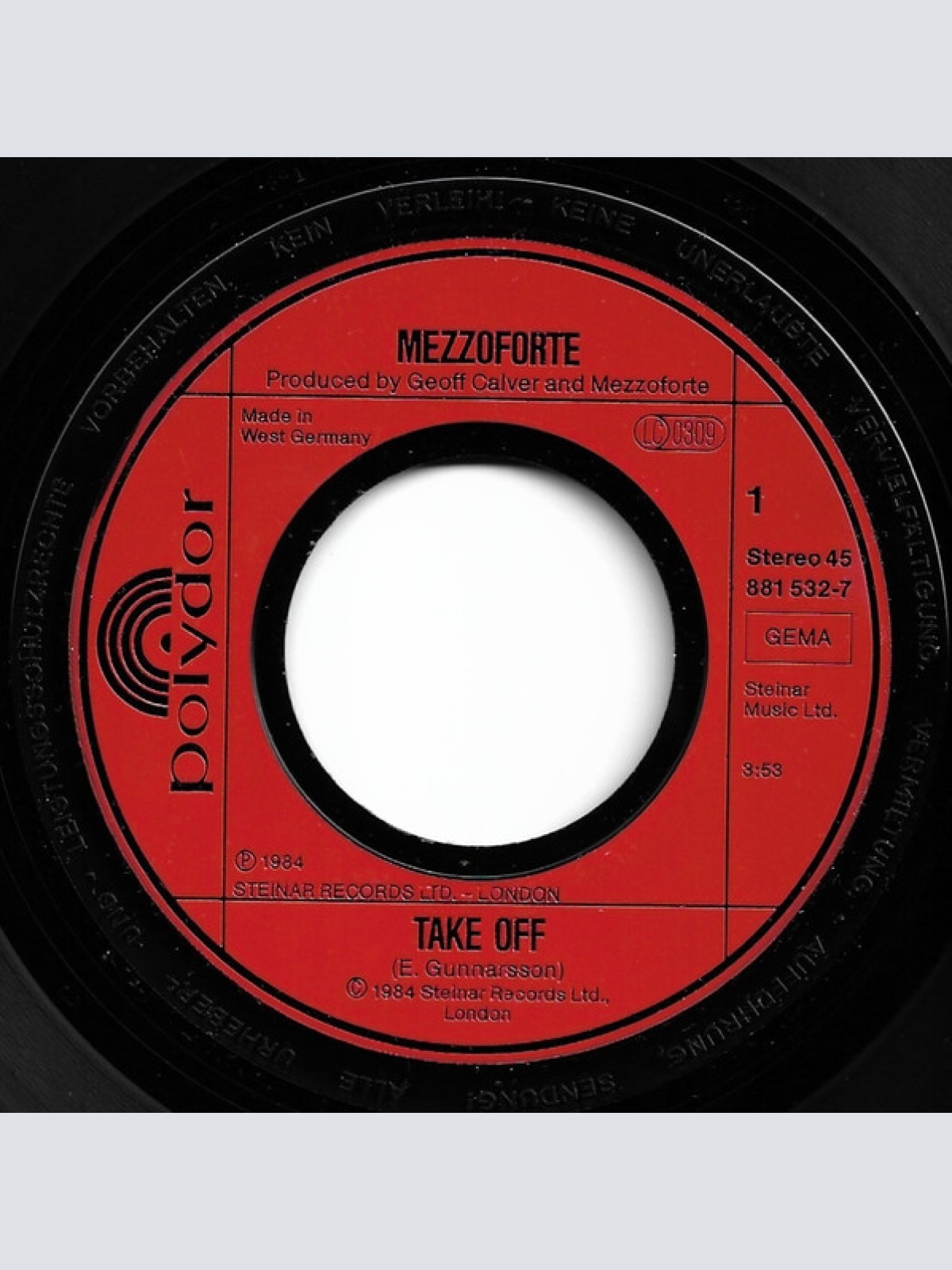 Vinyl / Mezzoforte - Take Off
