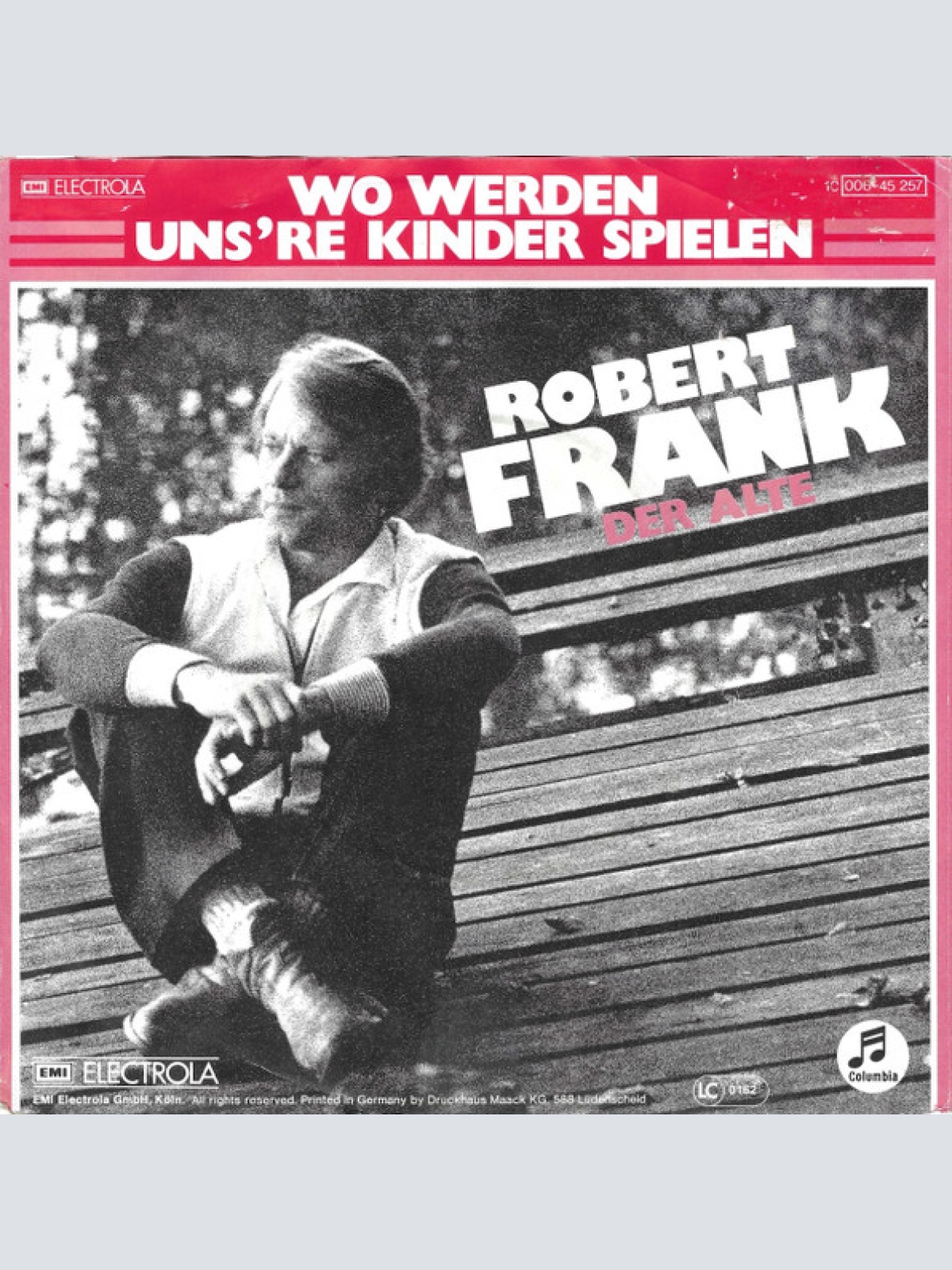 Vinyl / Robert Frank* - Wo Werden Uns're Kinder Spielen