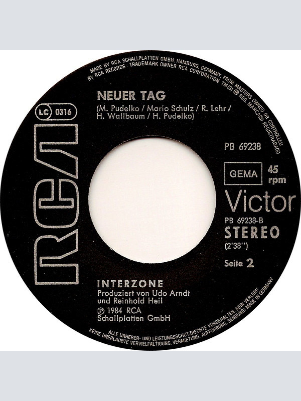 Vinyl / Interzone (2) - Ich & Mein Freund, Die Katze