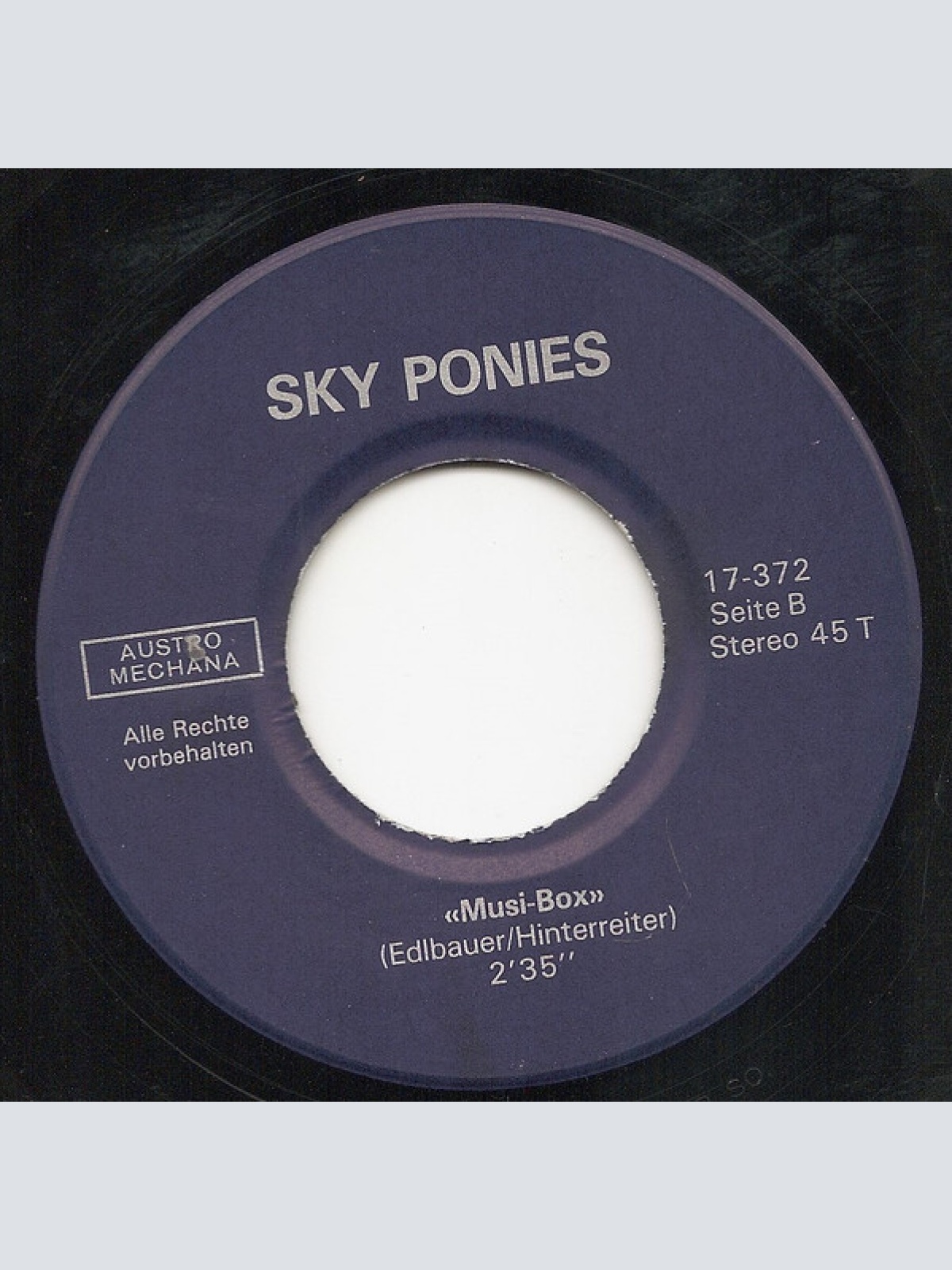 Vinyl / Sky Ponies - Sunrise