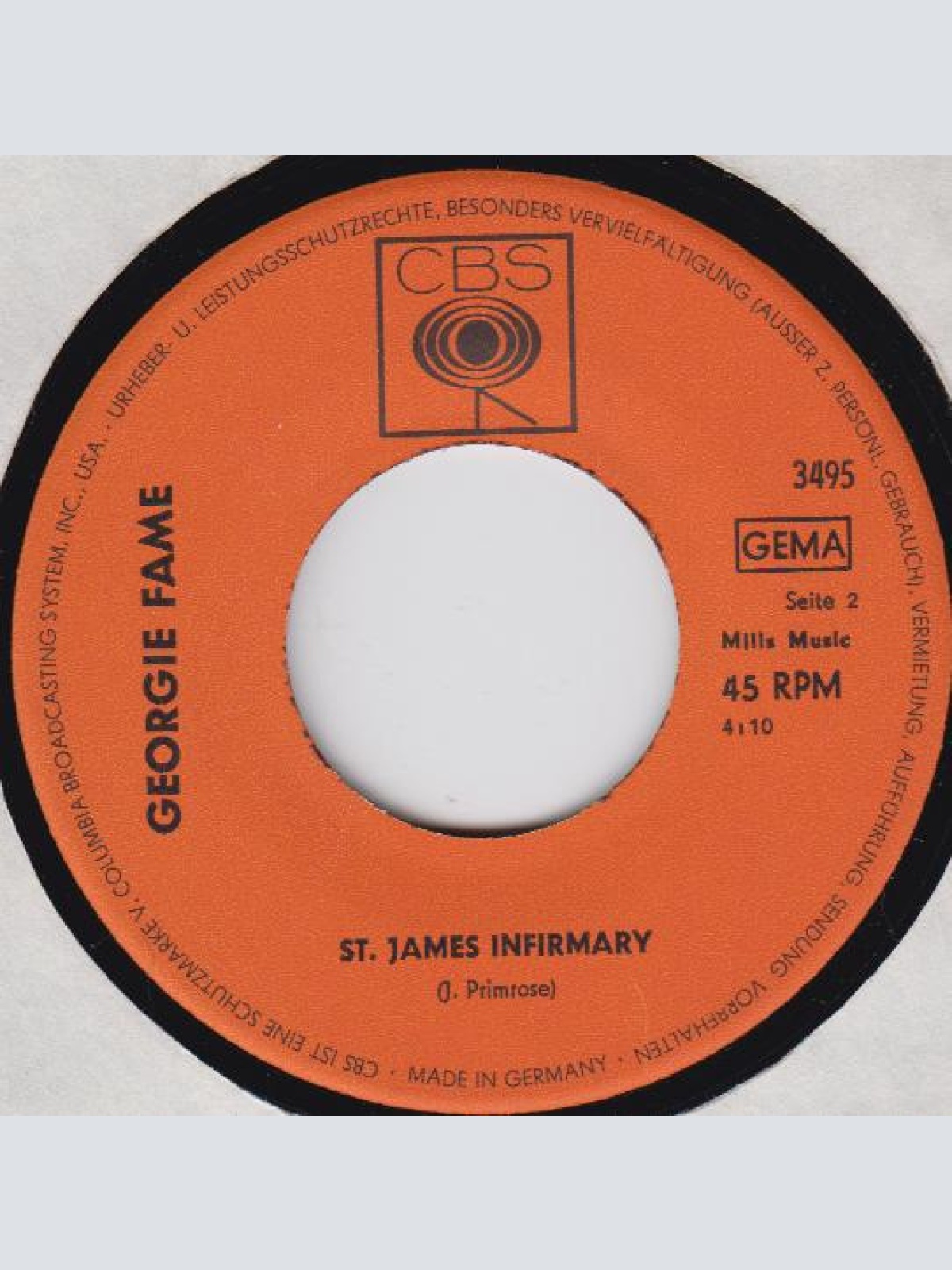 Vinyl / Georgie Fame - Bullets Laverne