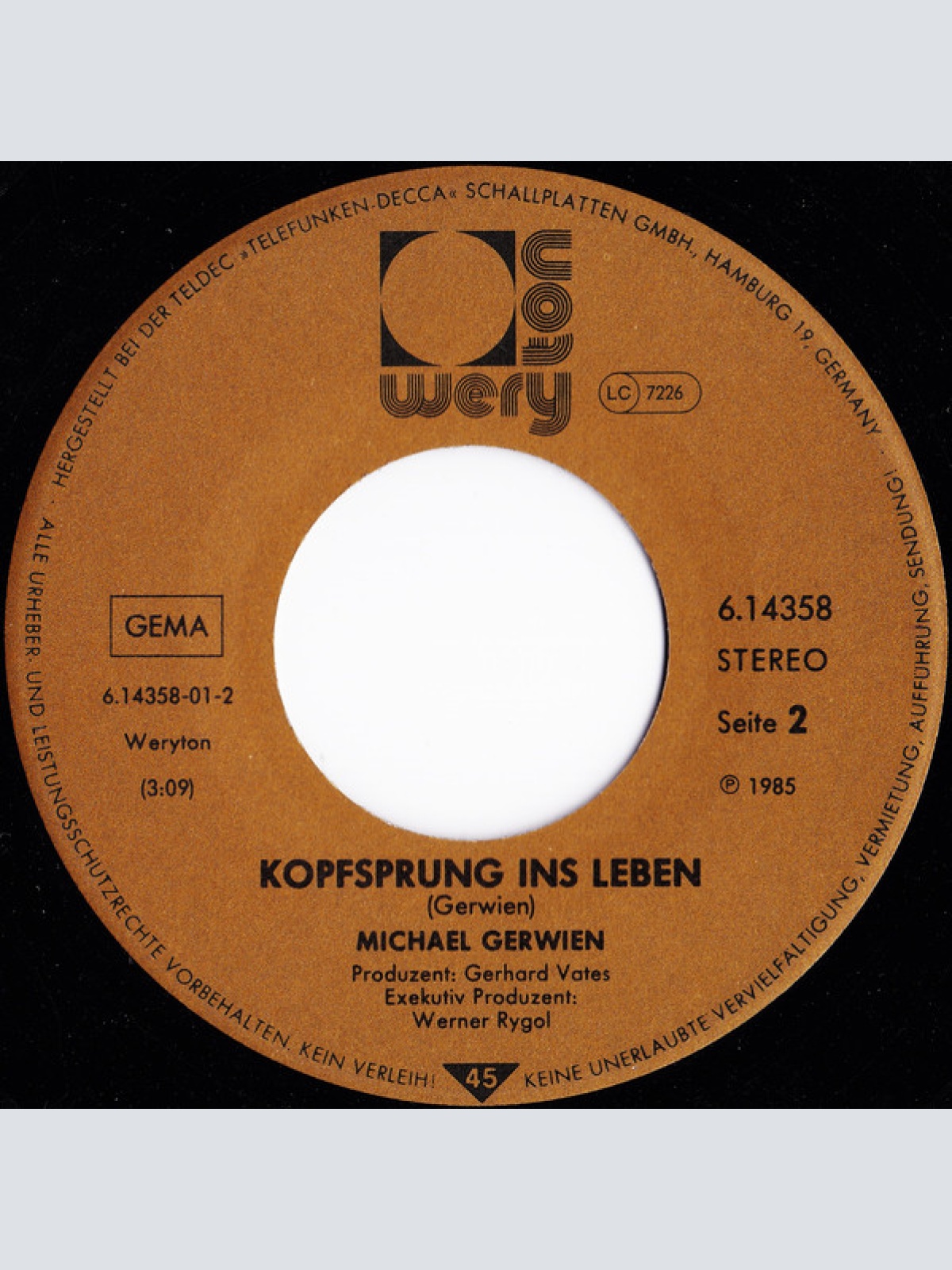 Vinyl / Michael Gerwien - Ich Find' Das Stark