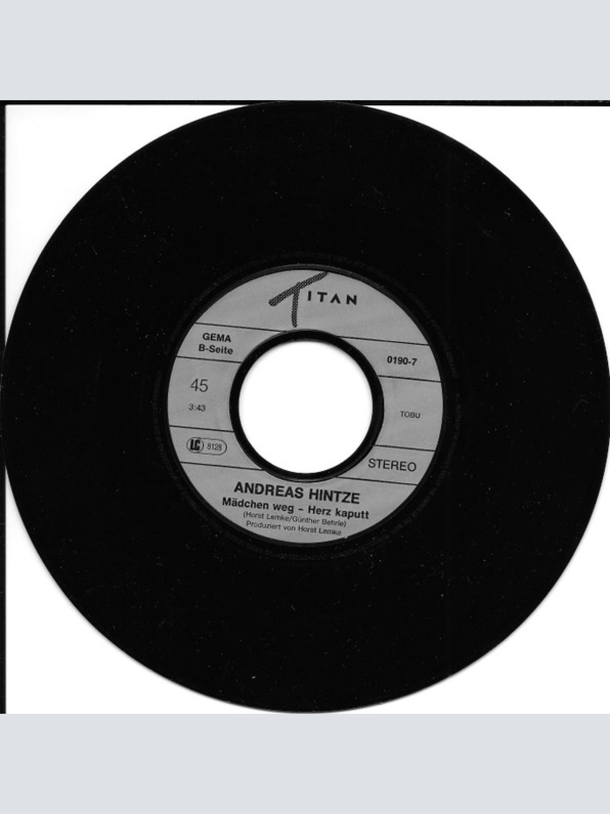 Vinyl / Andreas Hintze - Laß Mich Gehn