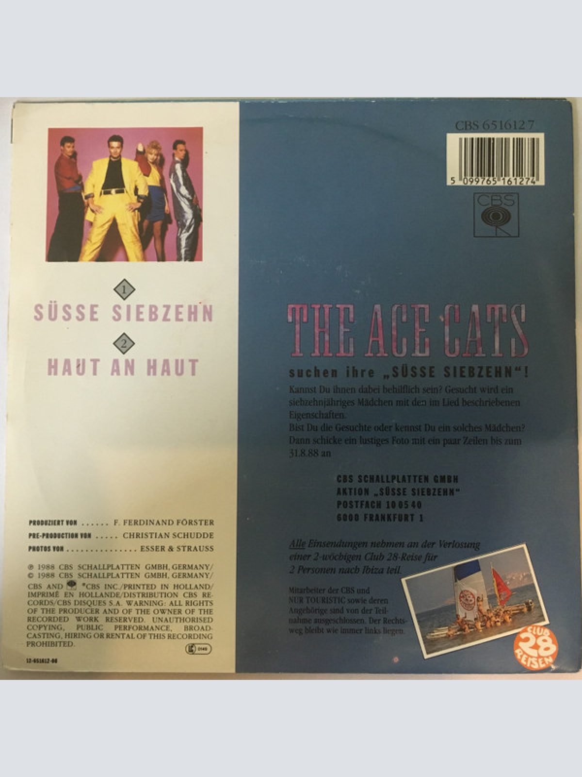 Vinyl / The Ace Cats - Süsse Siebzehn