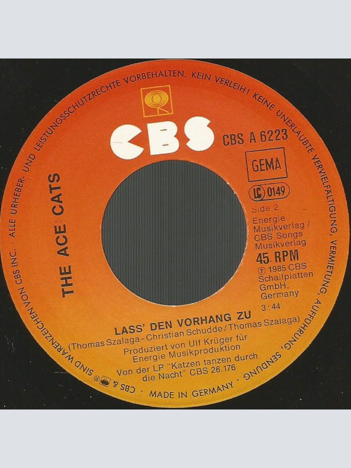 Vinyl / The Ace Cats - Du Liebst Mich