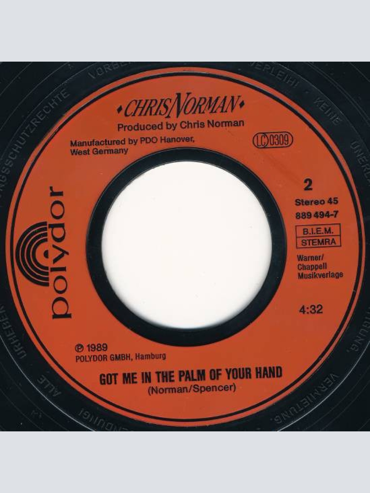 Vinyl / Chris Norman - Back Again