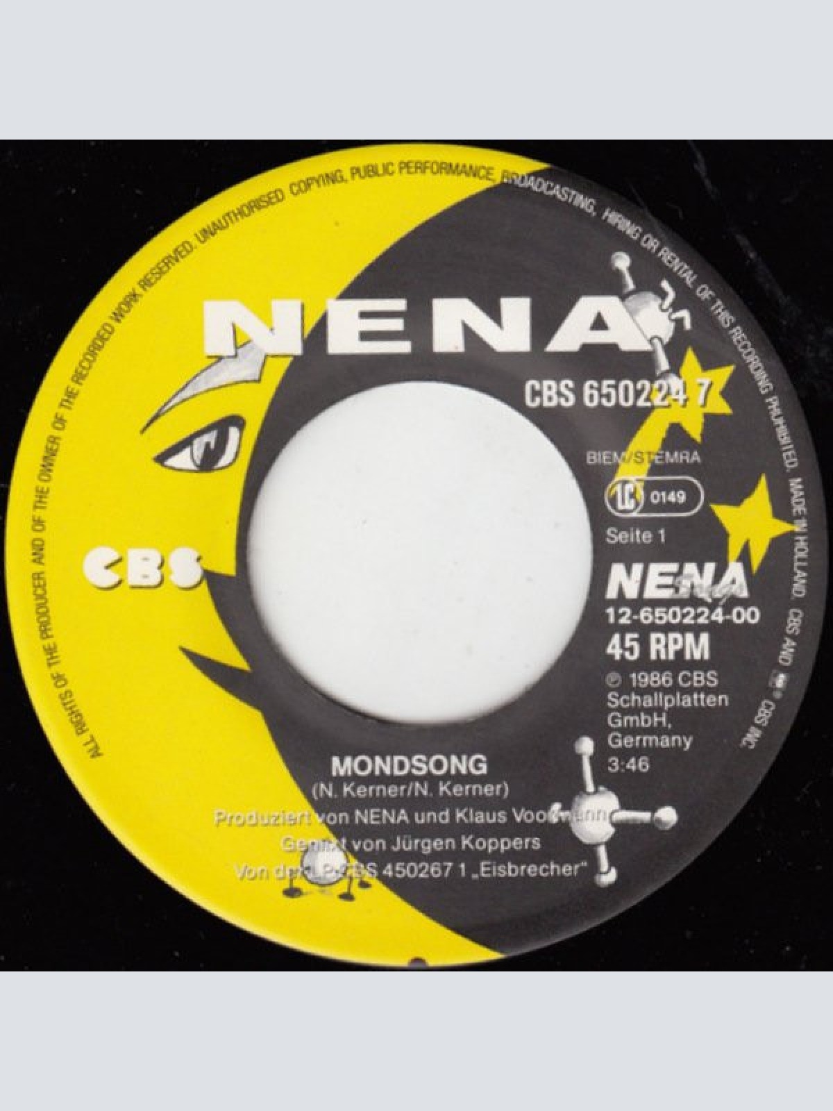 Vinyl / Nena - Mondsong