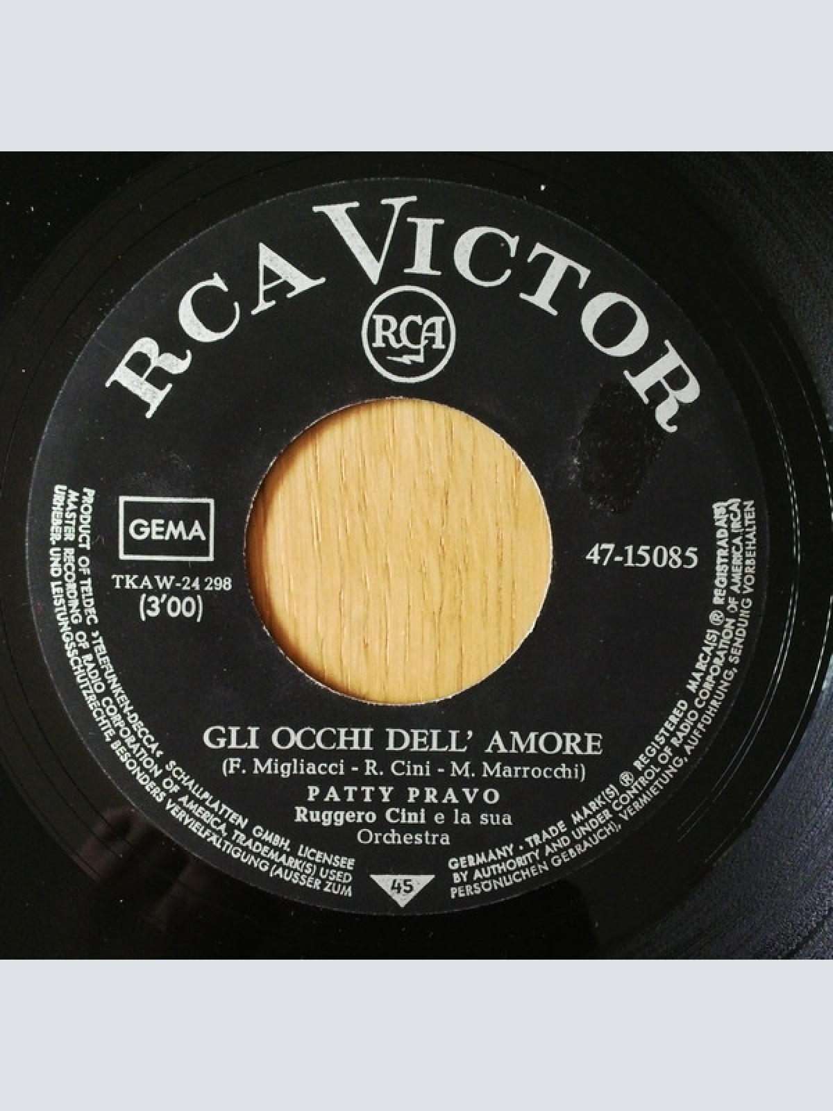 Vinyl / Patty Pravo - Gli Occhi Dell'Amore