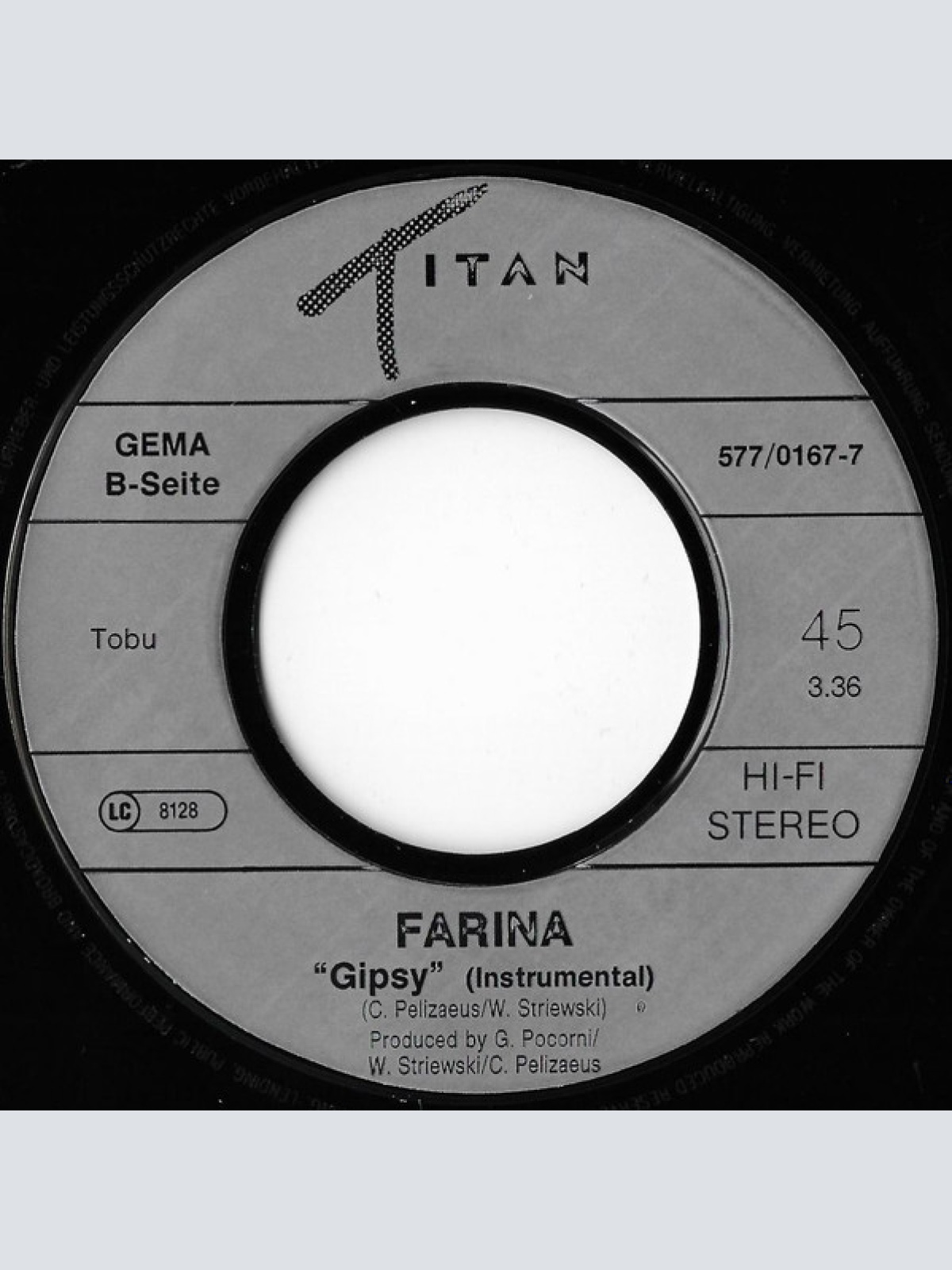 Vinyl / Farina (6) - Gipsy