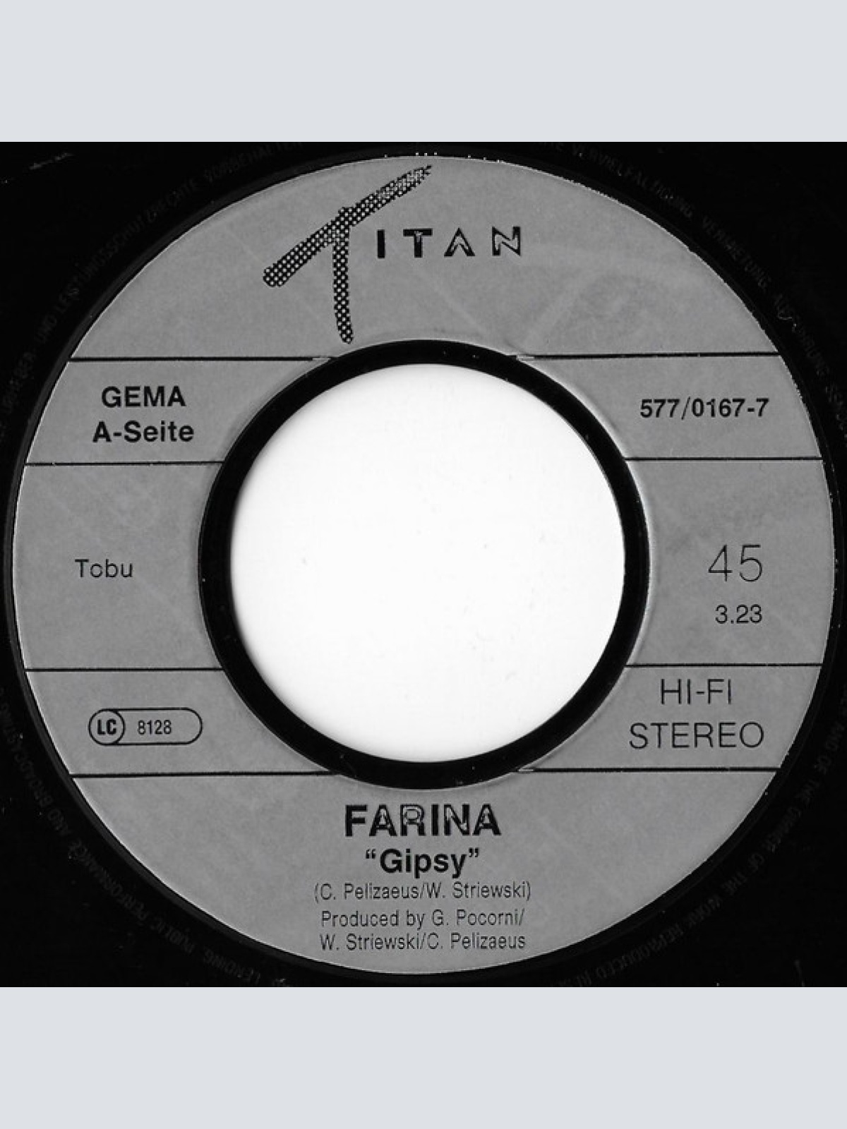 Vinyl / Farina (6) - Gipsy