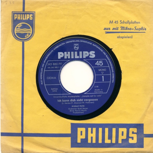 Vinyl / Michael Holm - Ich Kann Dich Nicht Vergessen / Heimweh