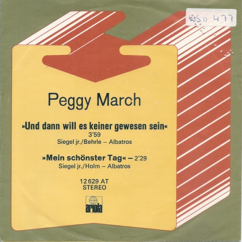 Vinyl / Peggy March - Und Dann Will Es Keiner Gewesen Sein