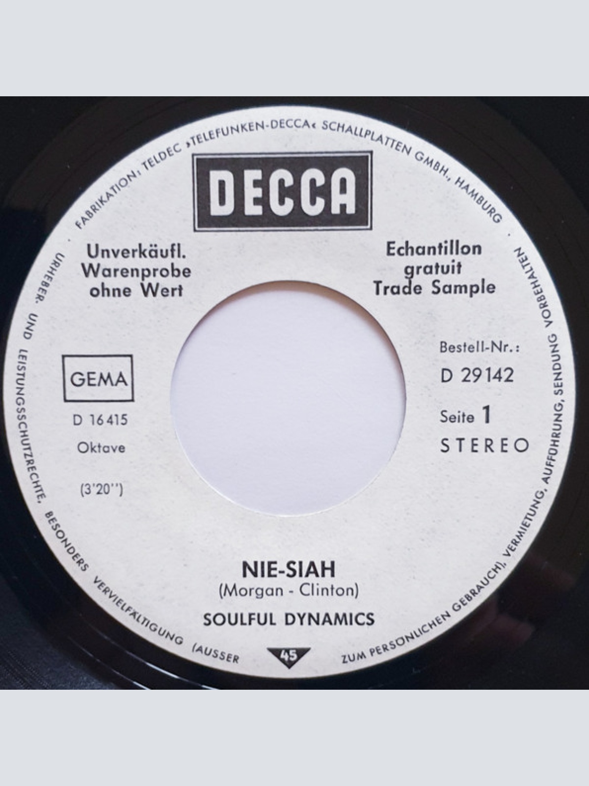 Vinyl / Soulful Dynamics - Nie-Siah