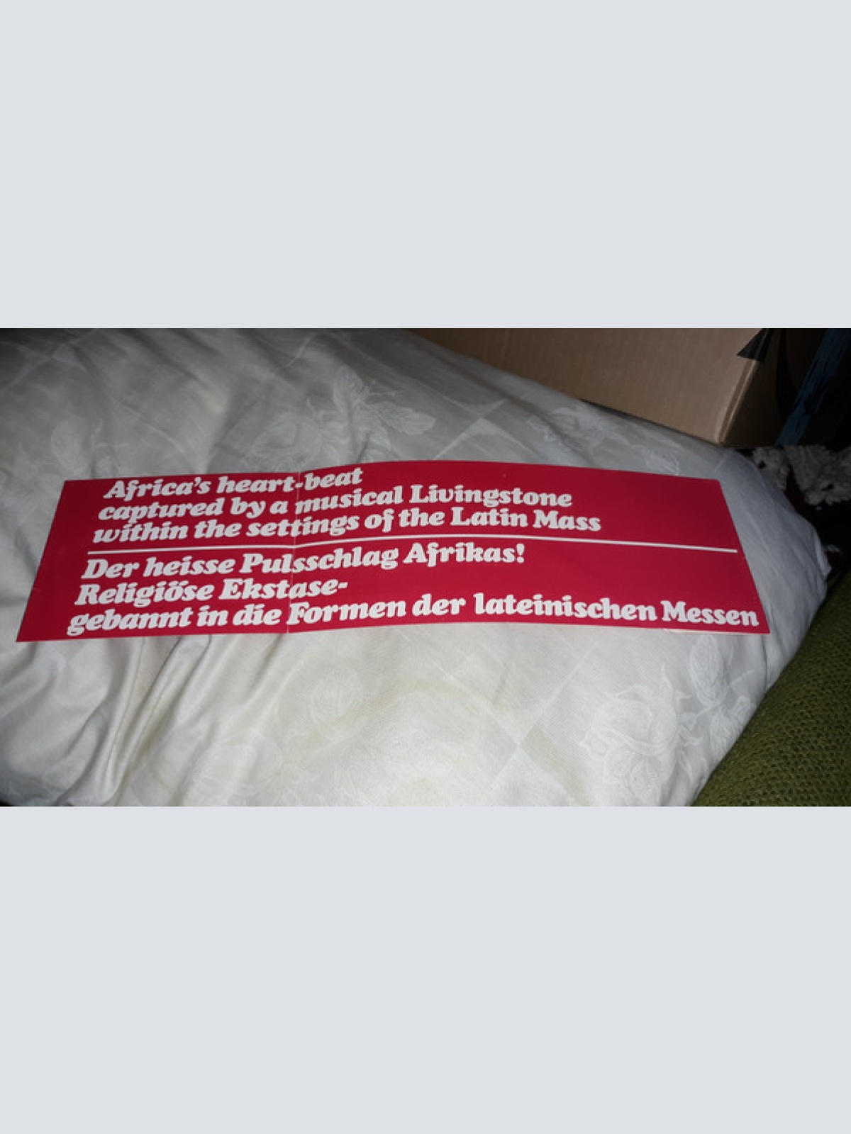 Vinyl / David Fanshawe - African Sanctus