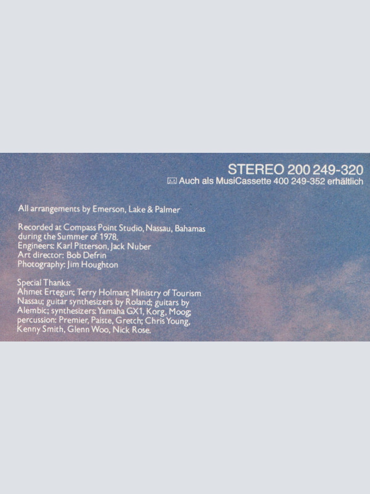 Vinyl / Emerson, Lake & Palmer - Love Beach