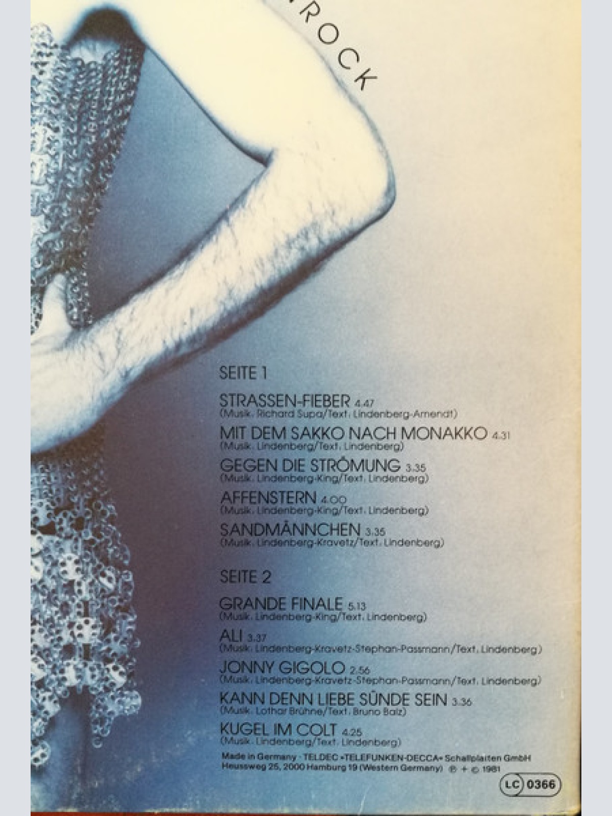 Vinyl / Udo Lindenberg & Panik Orchester* - Udopia