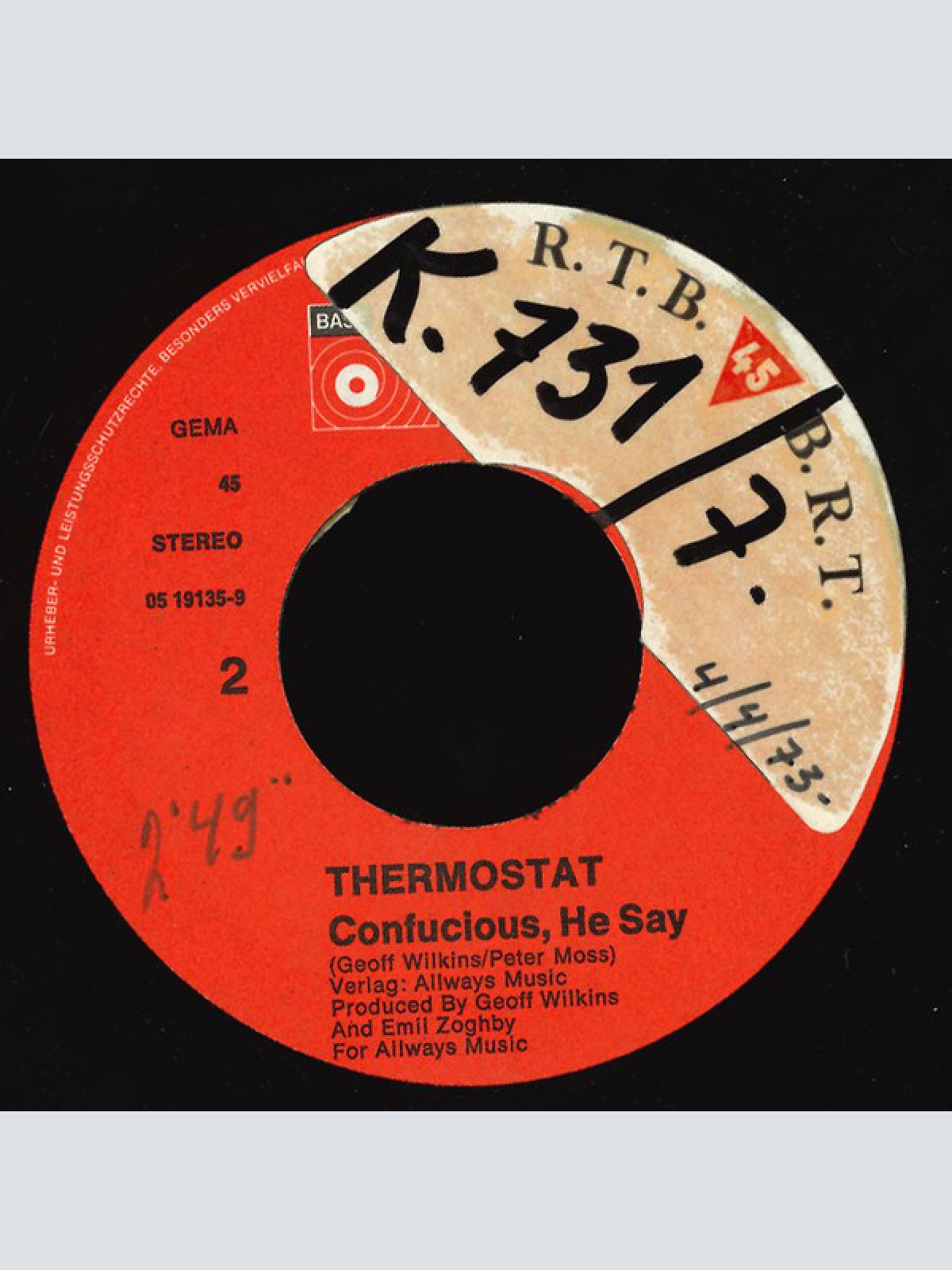 Vinyl / Thermostat (2) - Delicatessen Annie