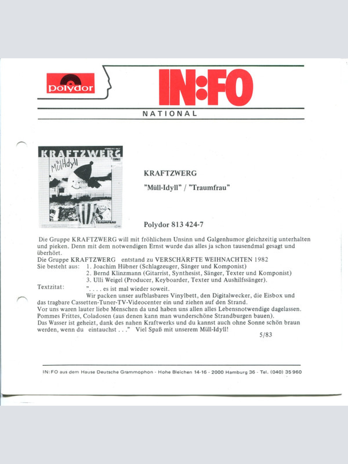 Vinyl / Kraftzwerg - Müll-Idyll