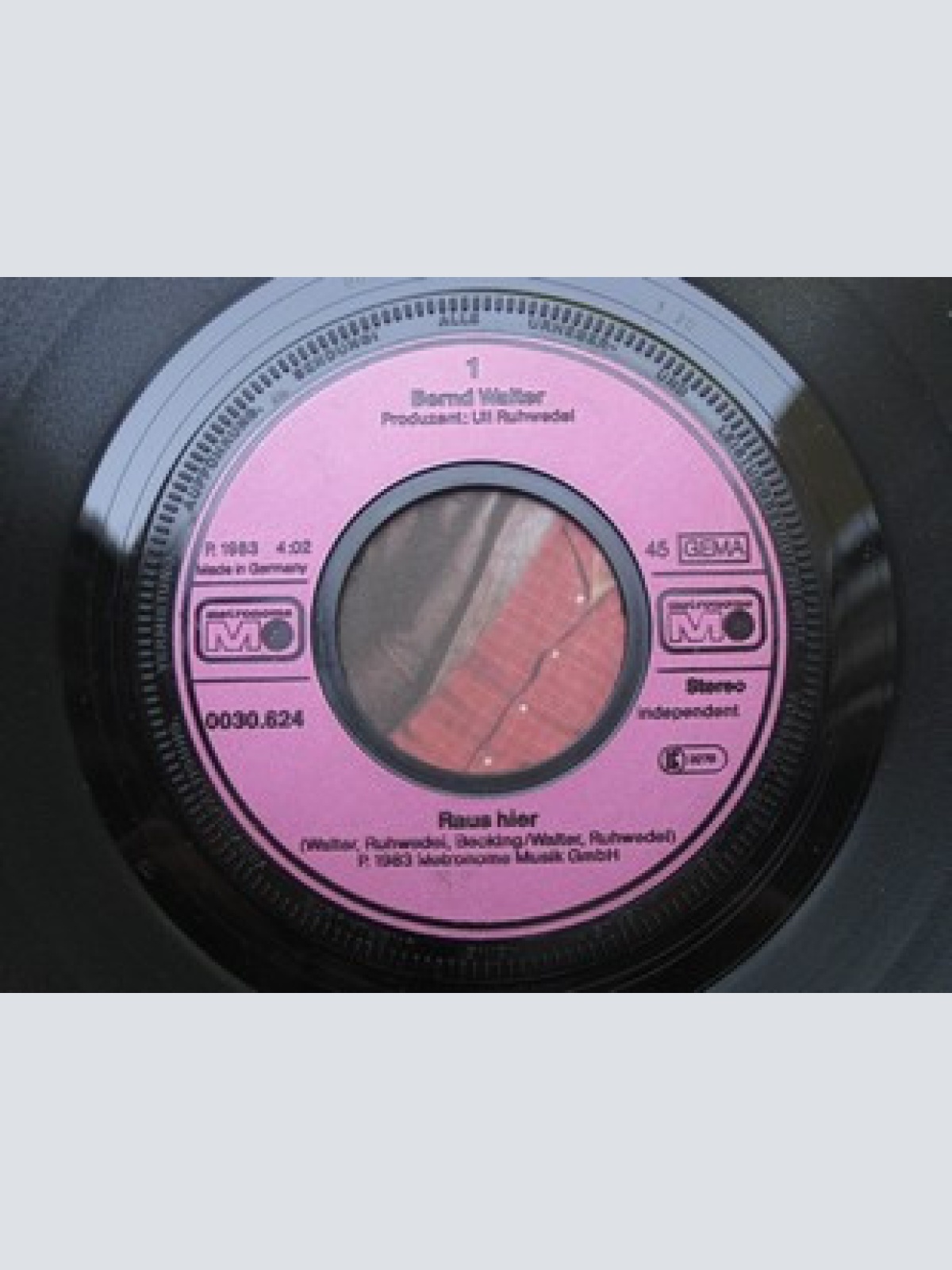 Vinyl / Bernd Walter - Raus Hier
