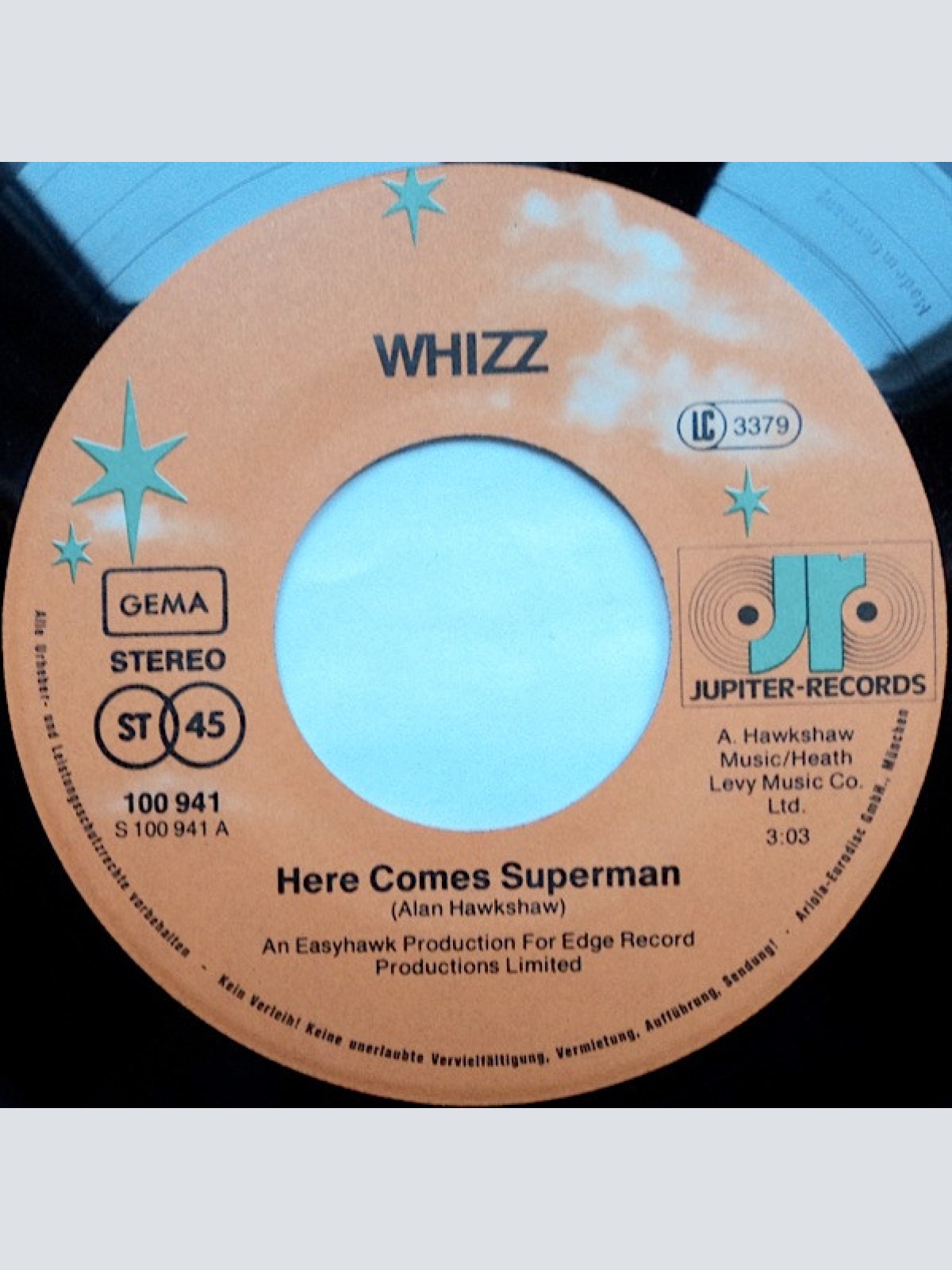 Vinyl / Whizz* - Here Comes Superman / We Are Not Alone