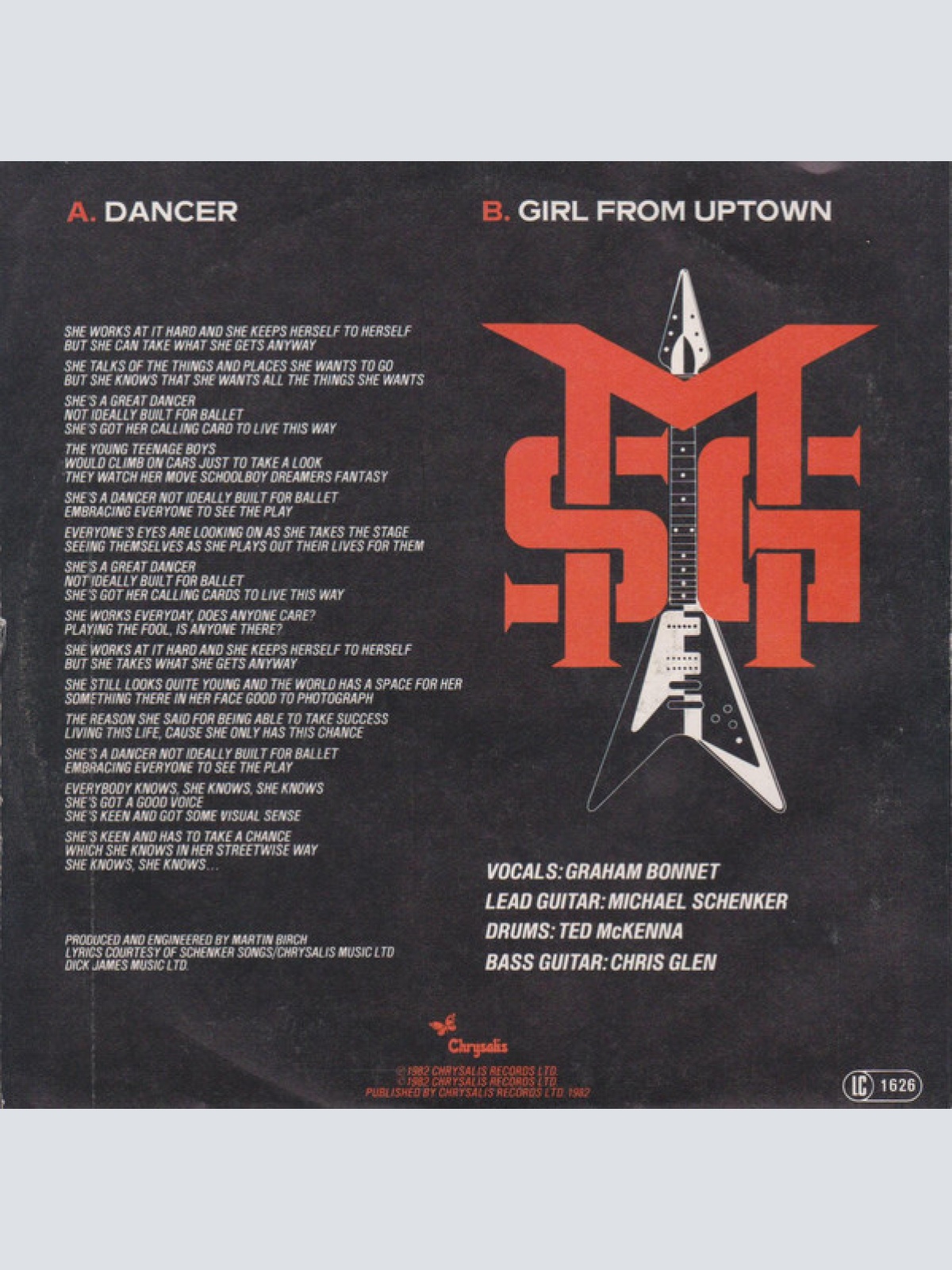 Vinyl / The Michael Schenker Group - Dancer