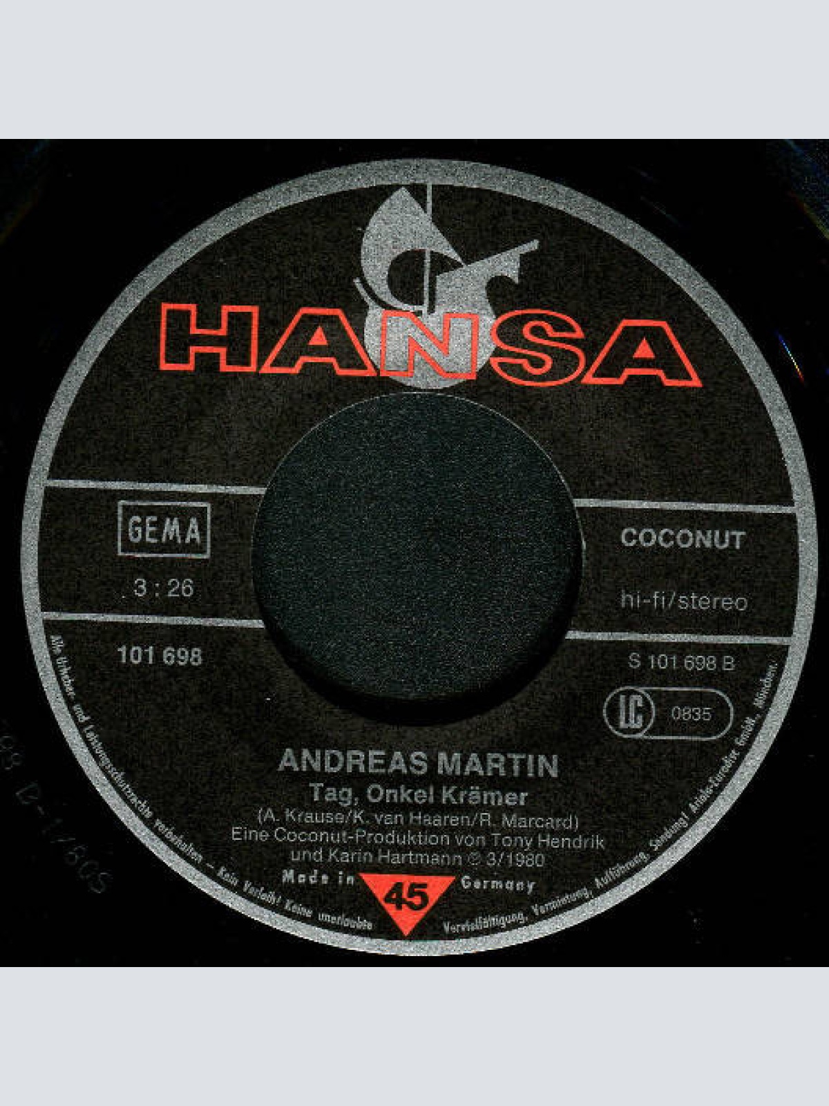 Vinyl / Andreas Martin (2) - Wenn Du Weinst