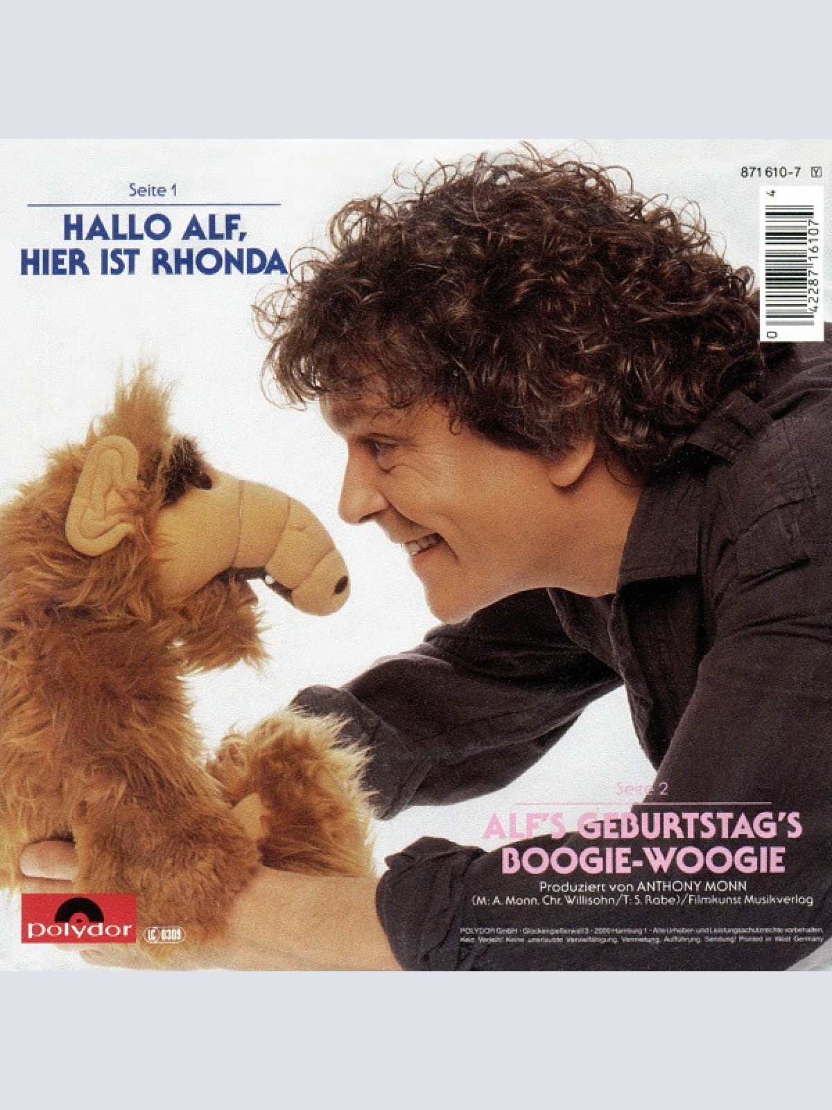 Vinyl / Tommi Piper* Singt ALF (2) - Rhonda