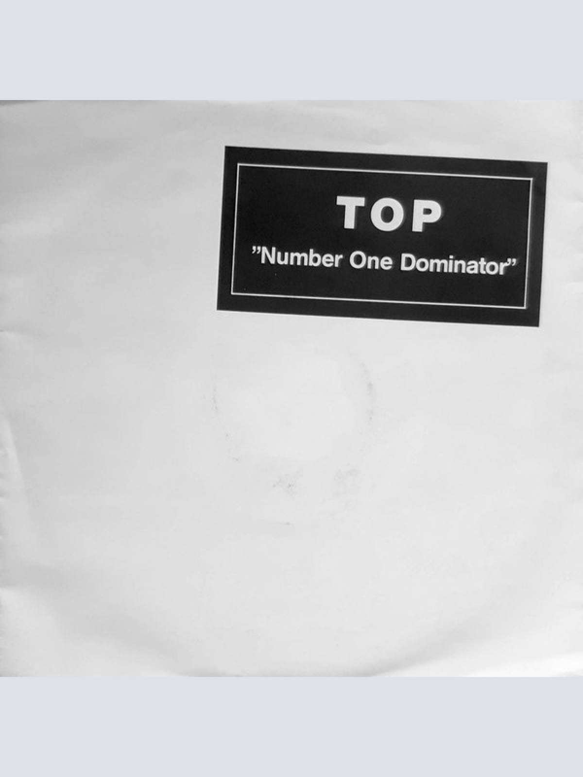 Vinyl / Top - Number One Dominator