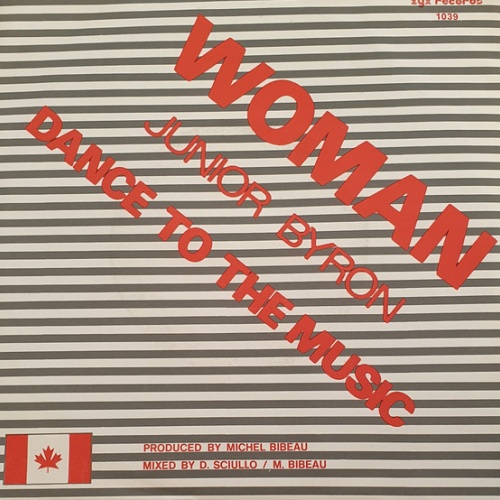 Vinyl / Junior Byron - Woman / Dance To The Music