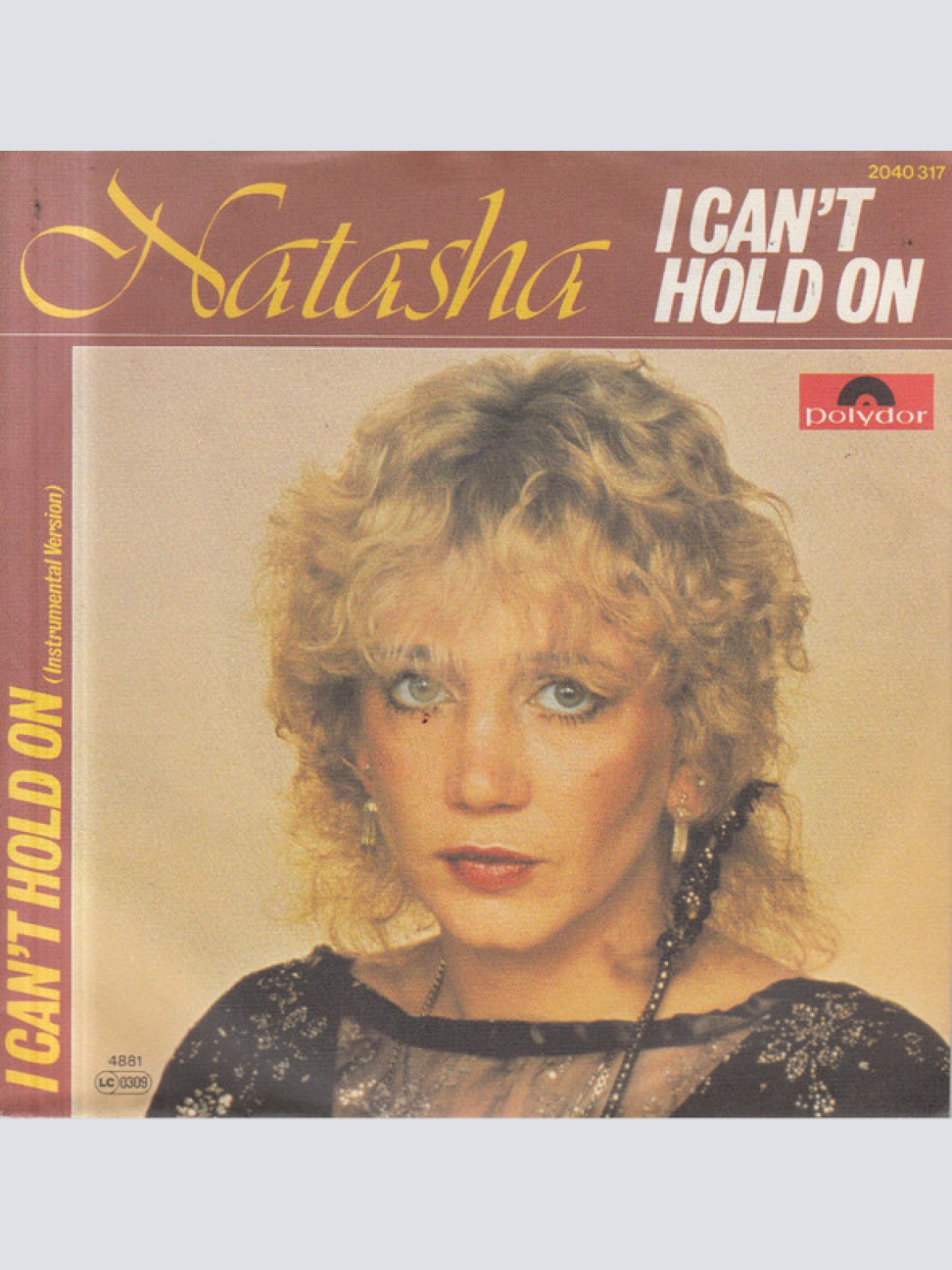 Vinyl / Natasha* - I Can't Hold On