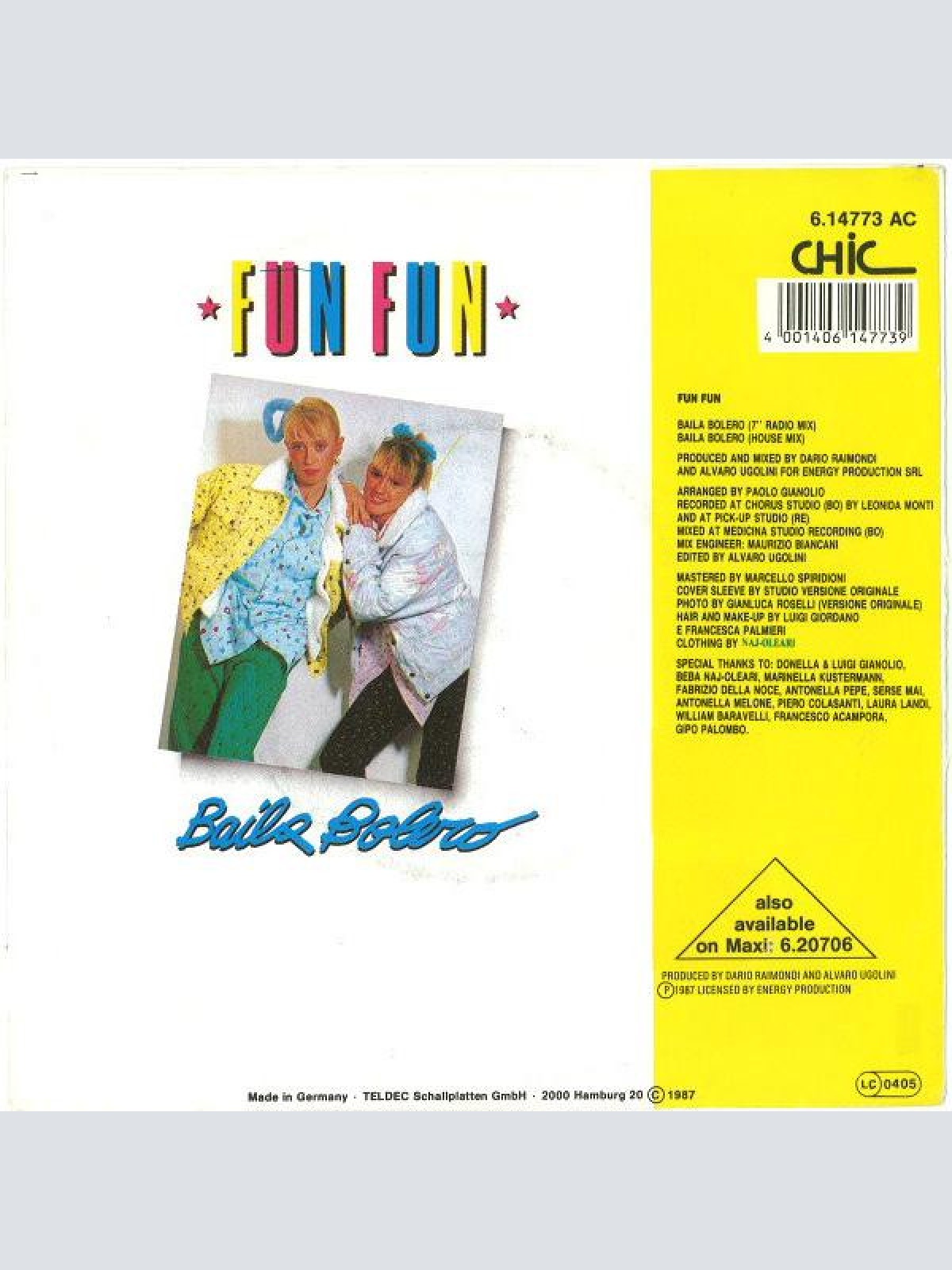 Vinyl / Fun Fun - Baila Bolero