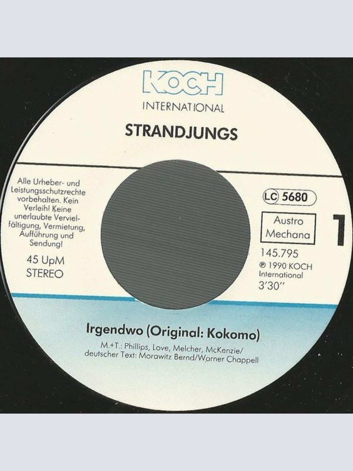 Vinyl / Strandjungs - Irgendwo