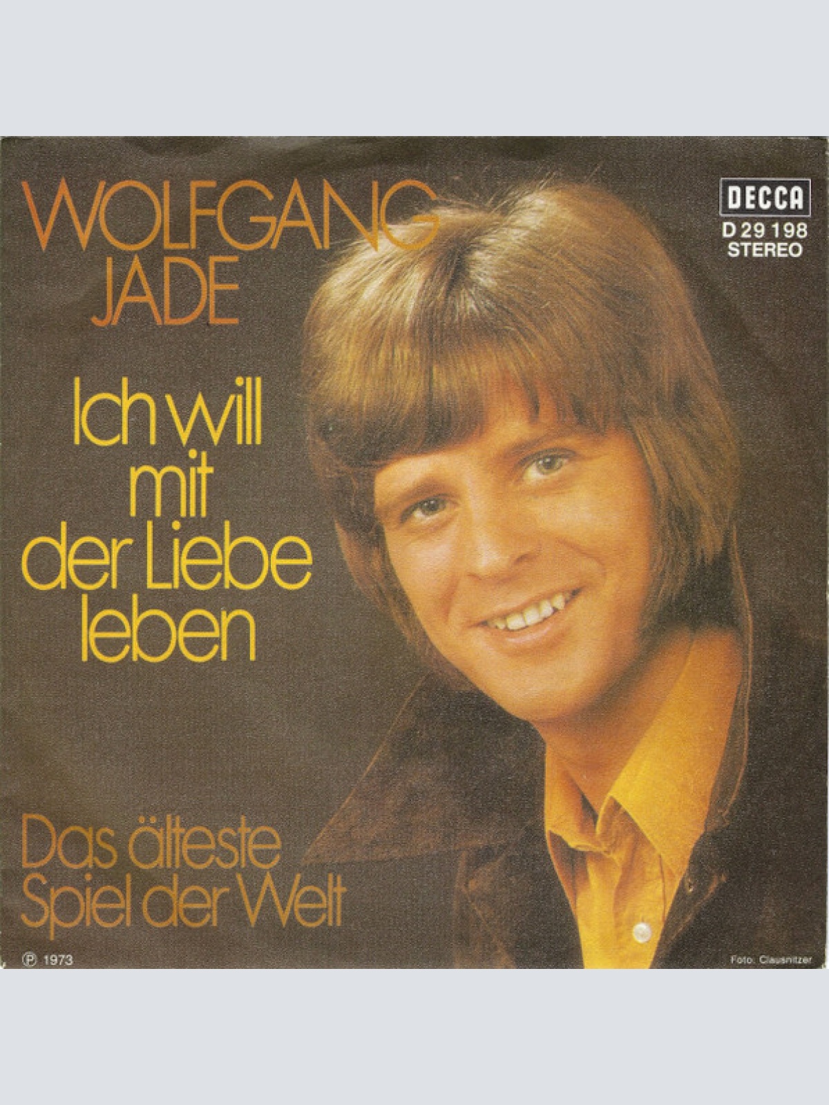 Vinyl / Wolfgang Jade - Ich Will Mit Der Liebe Leben